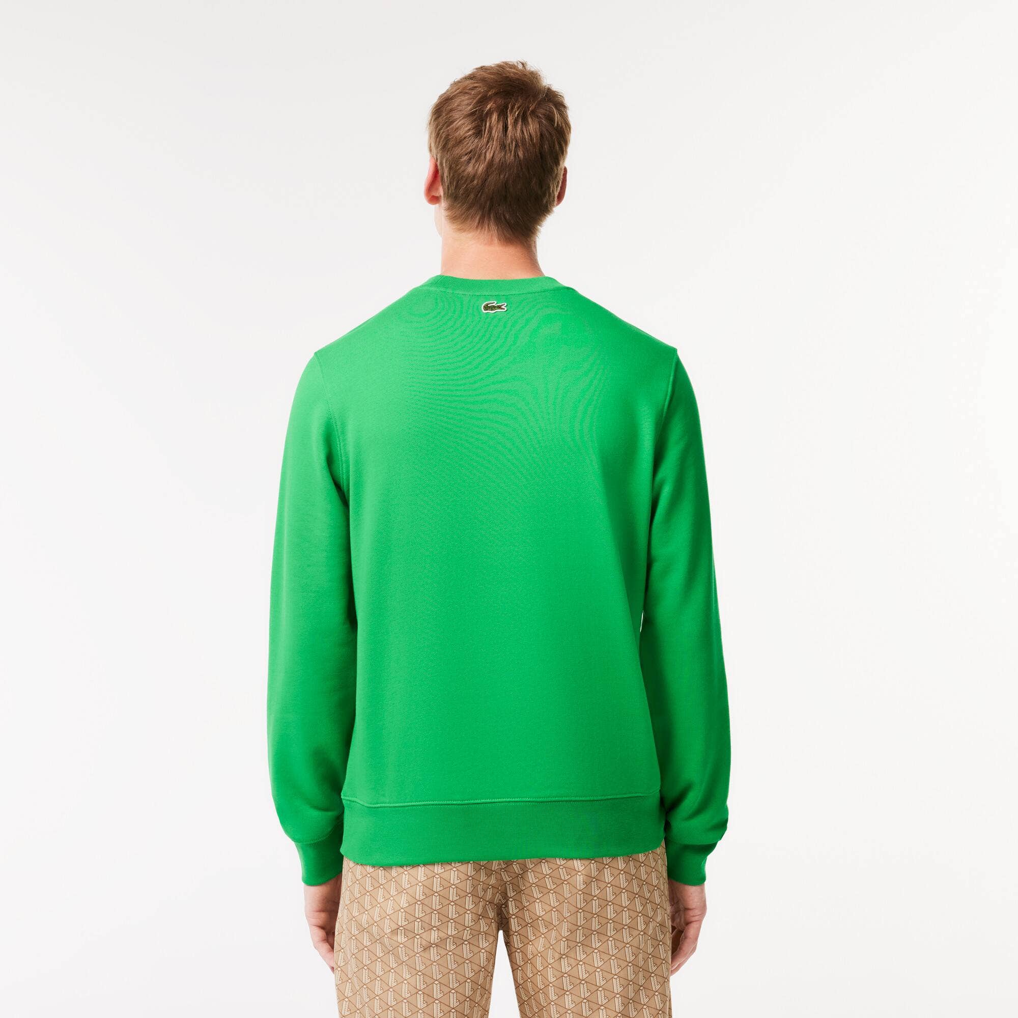 Graphic Print Fleece Sweatshirt