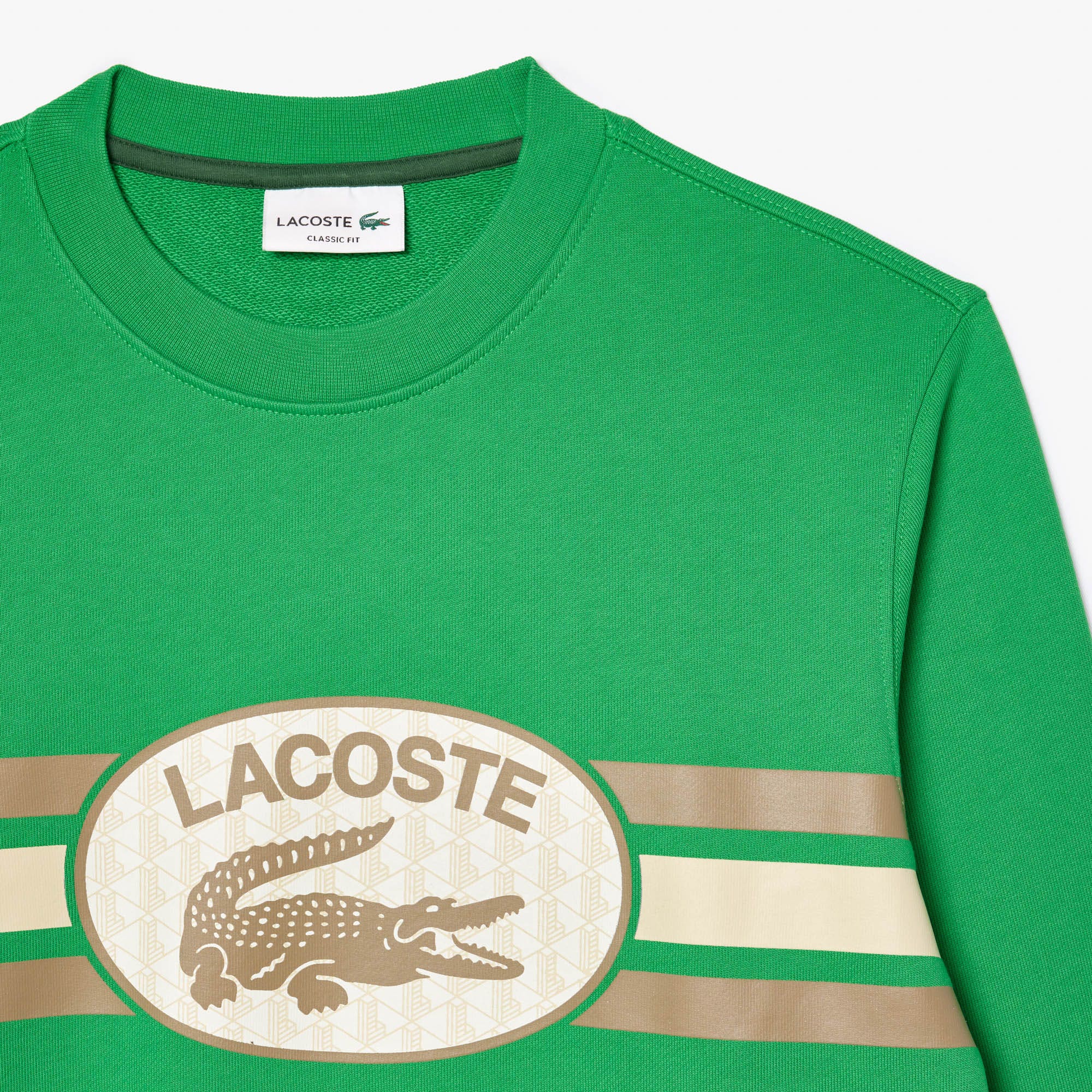 Graphic Print Fleece Sweatshirt