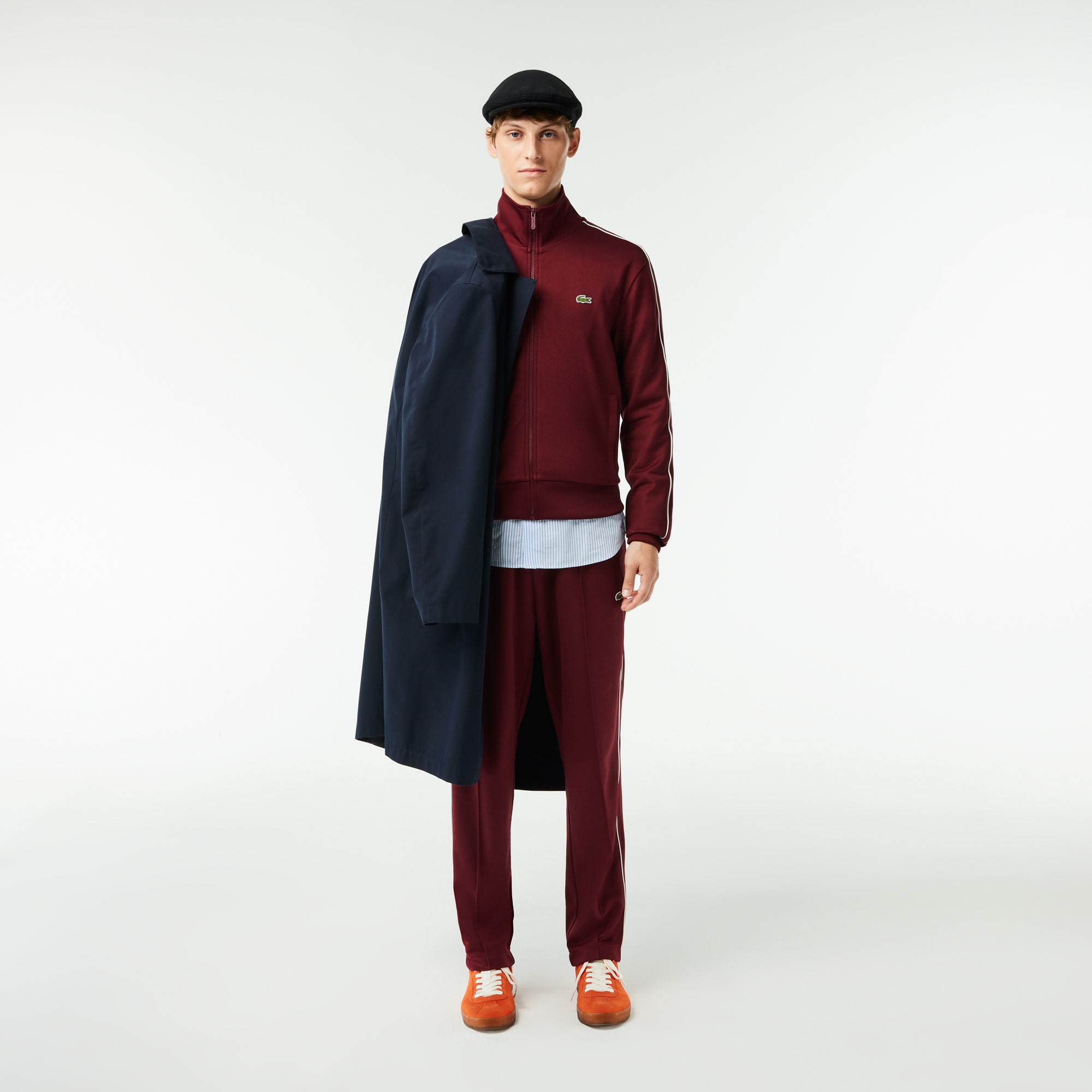 Paris Pique Zip Front Track Jacket