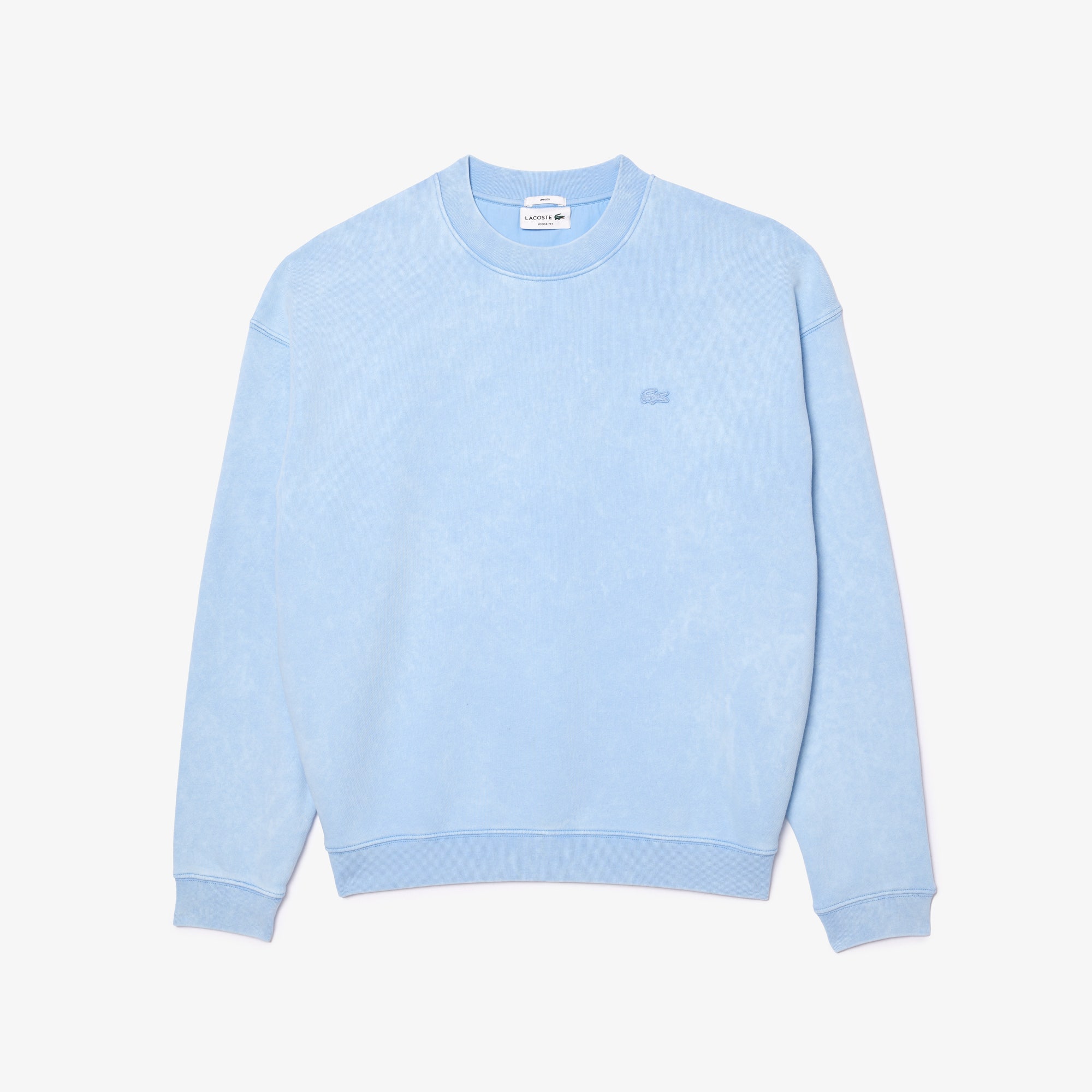 Loose Fit Washed Effect Fleece Sweatshirt