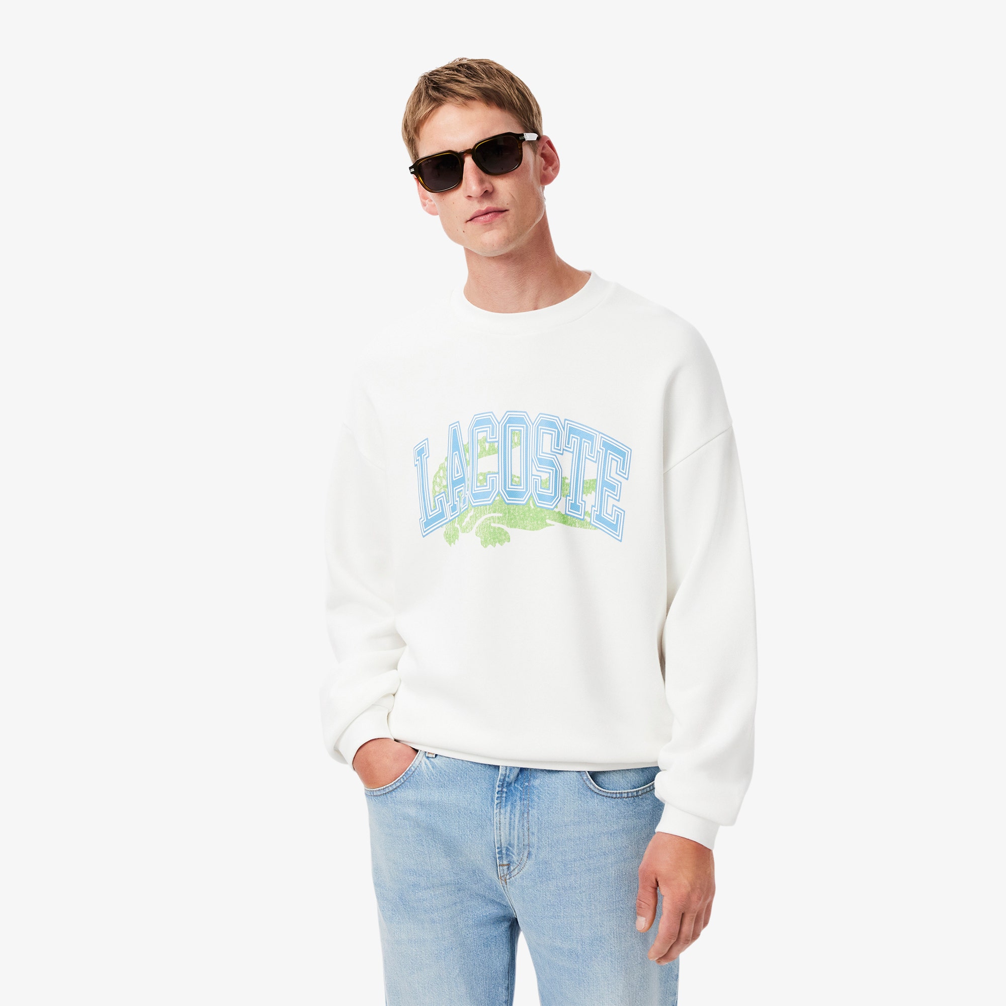 Loose Fit Fleece Sweatshirt