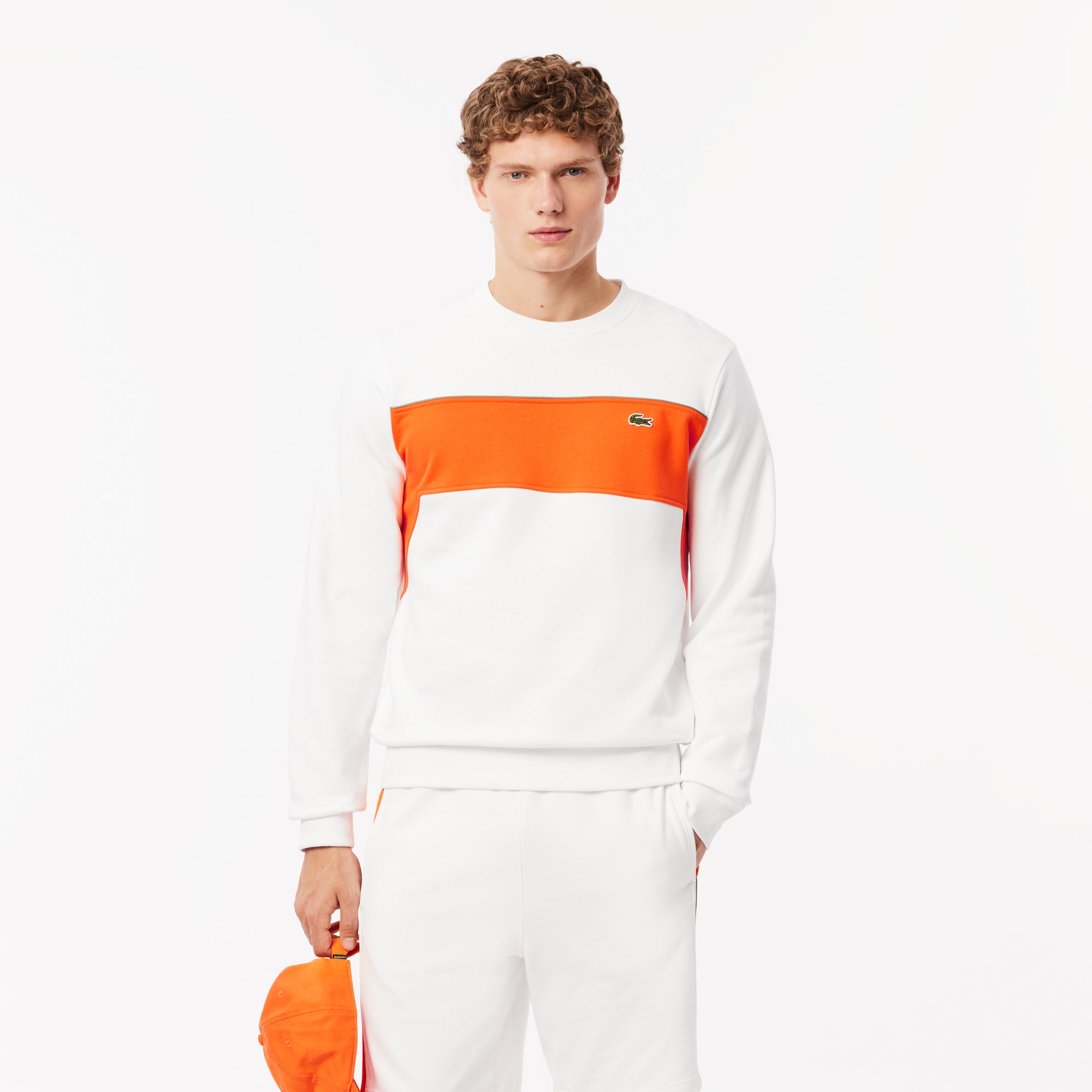 Colour-Block Fleece Sweatshirt