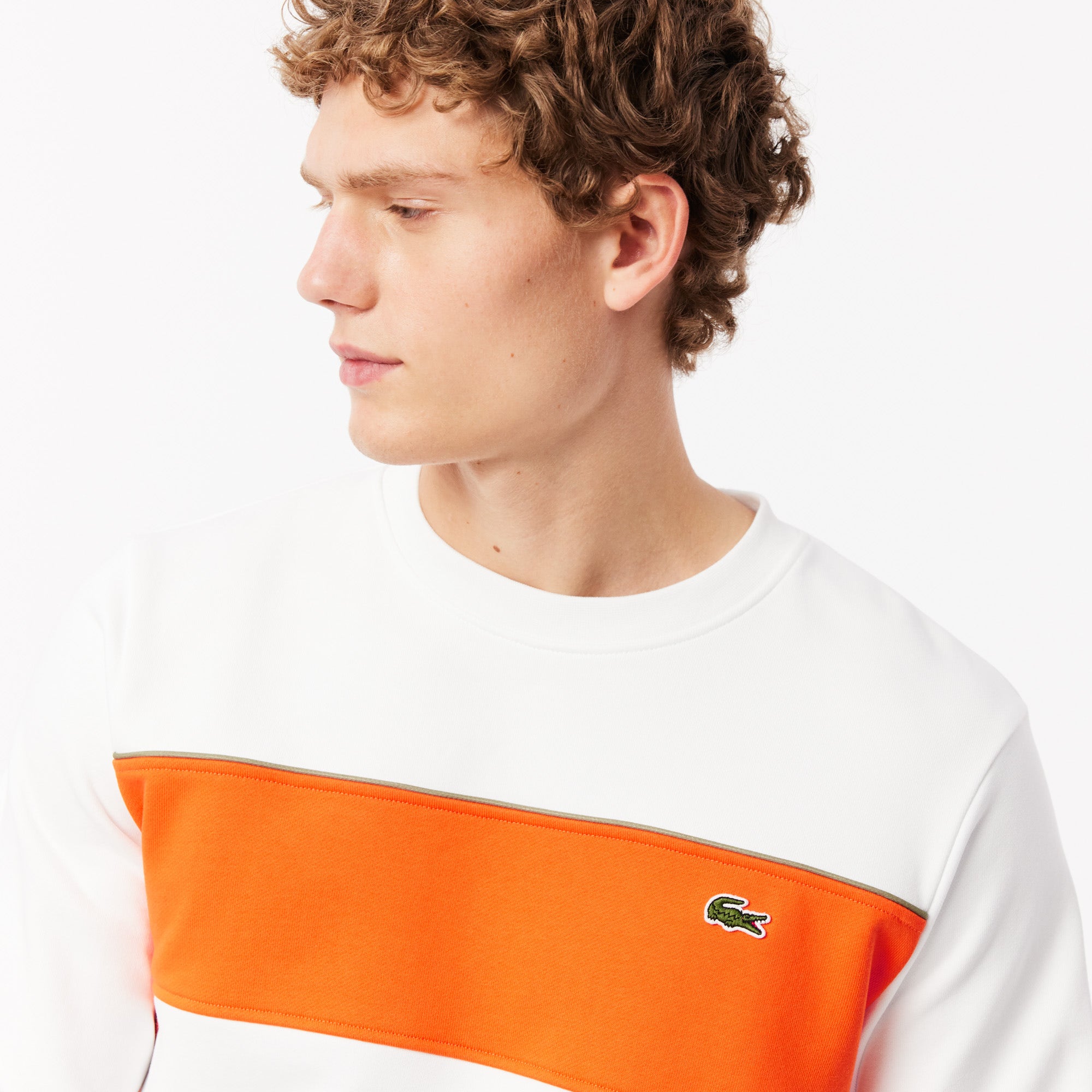 Colour-Block Fleece Sweatshirt