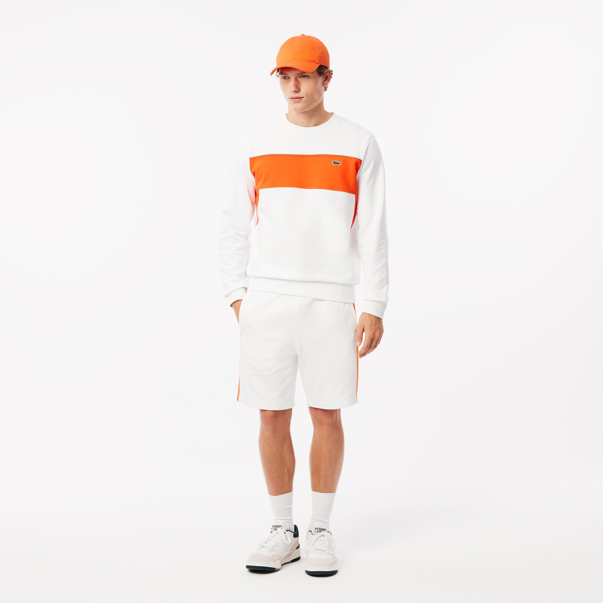 Colour-Block Fleece Sweatshirt