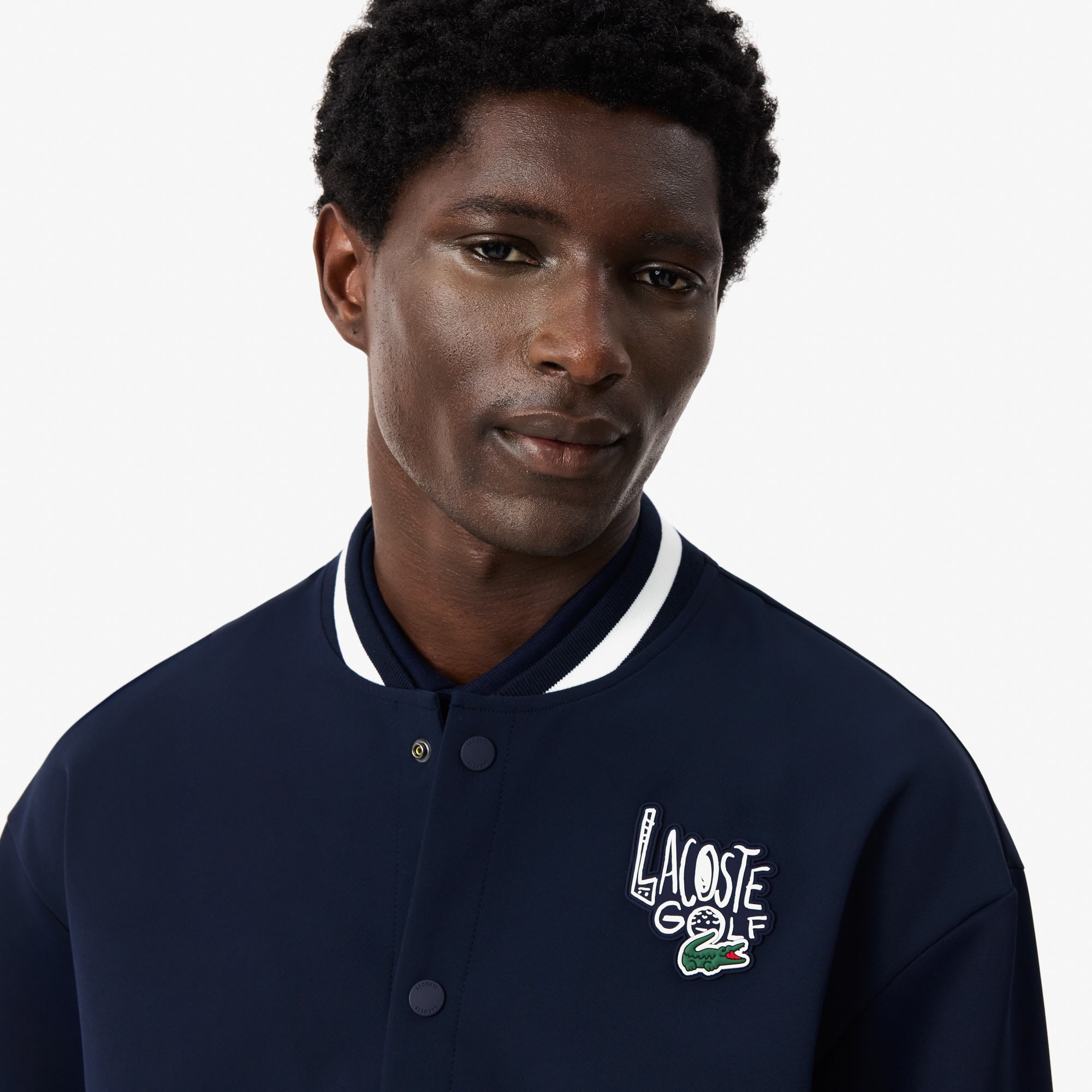 Varsity Water-Repellent Golf Windbreaker