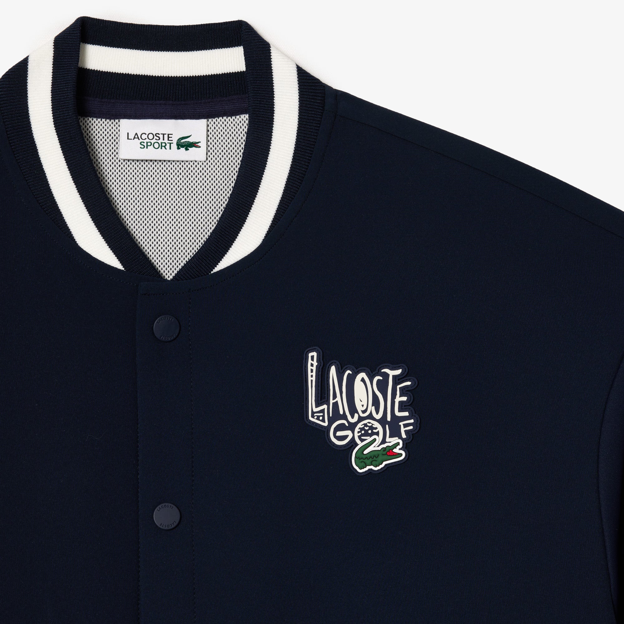 Varsity Water-Repellent Golf Windbreaker