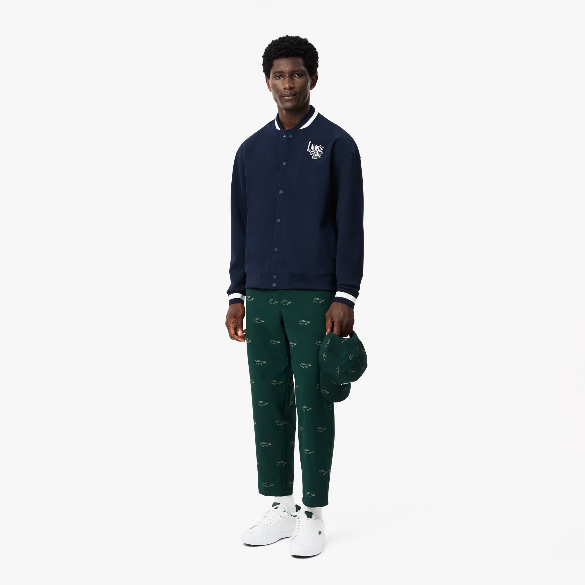 Varsity Water-Repellent Golf Windbreaker
