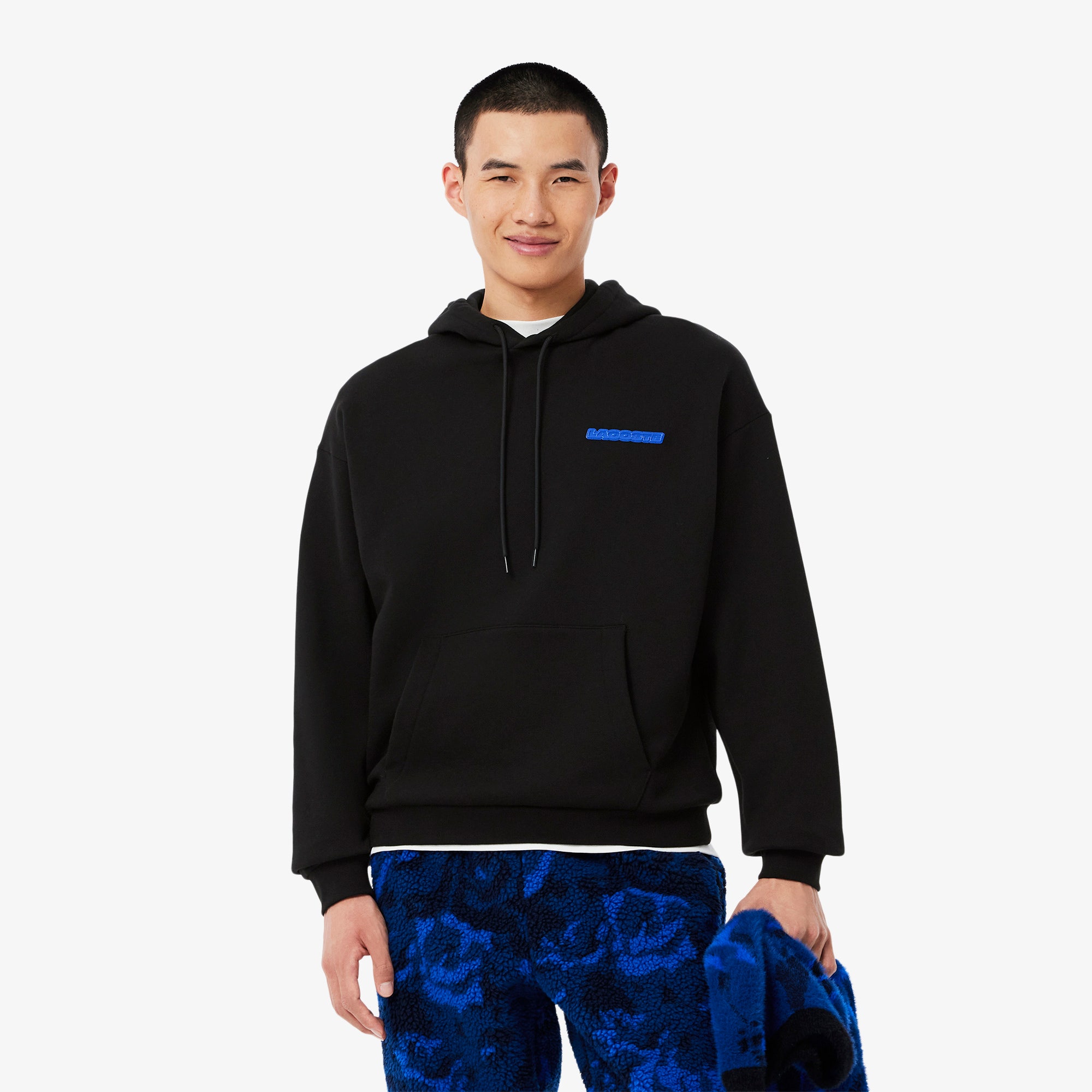 Loose Fit Print Hoodie
