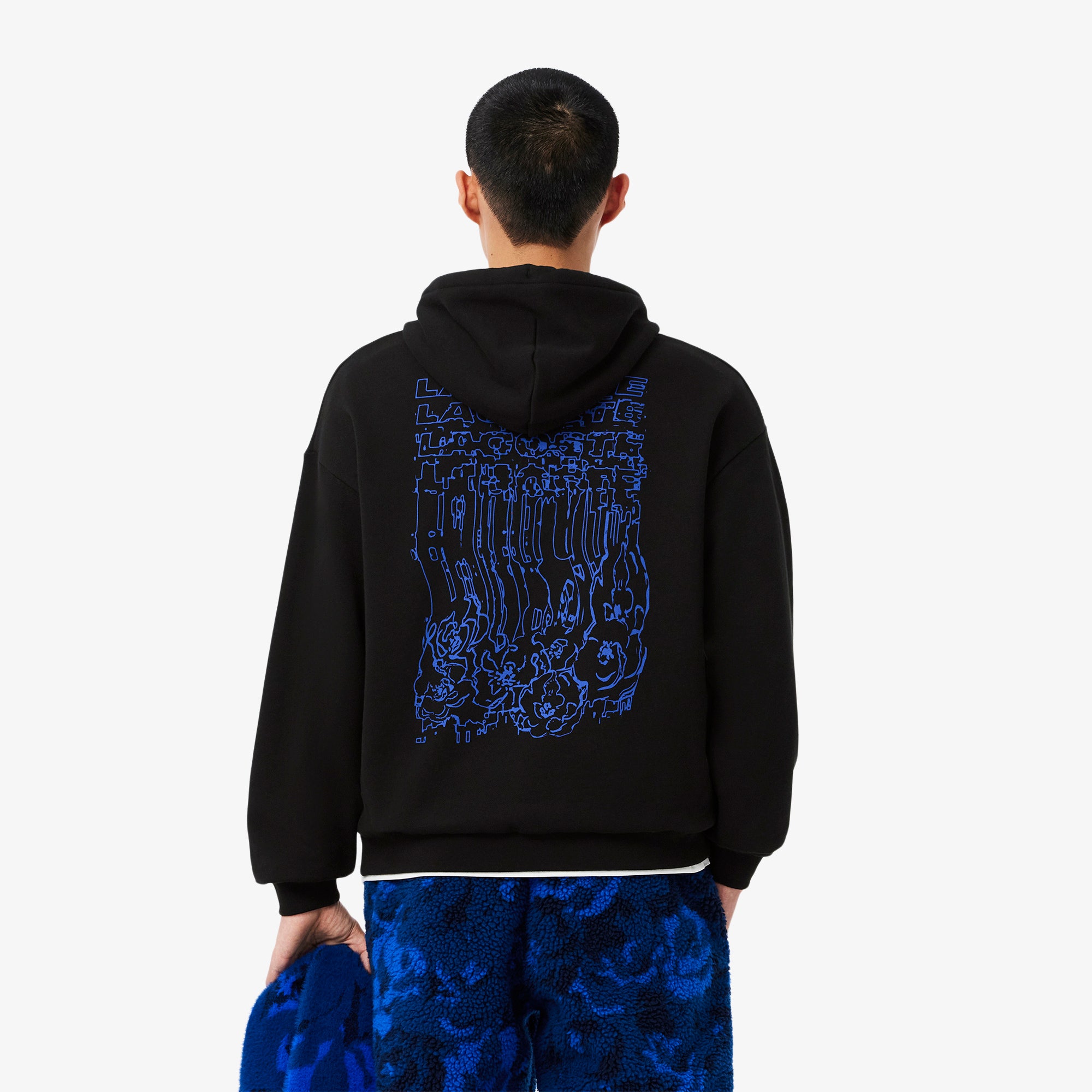 Loose Fit Print Hoodie