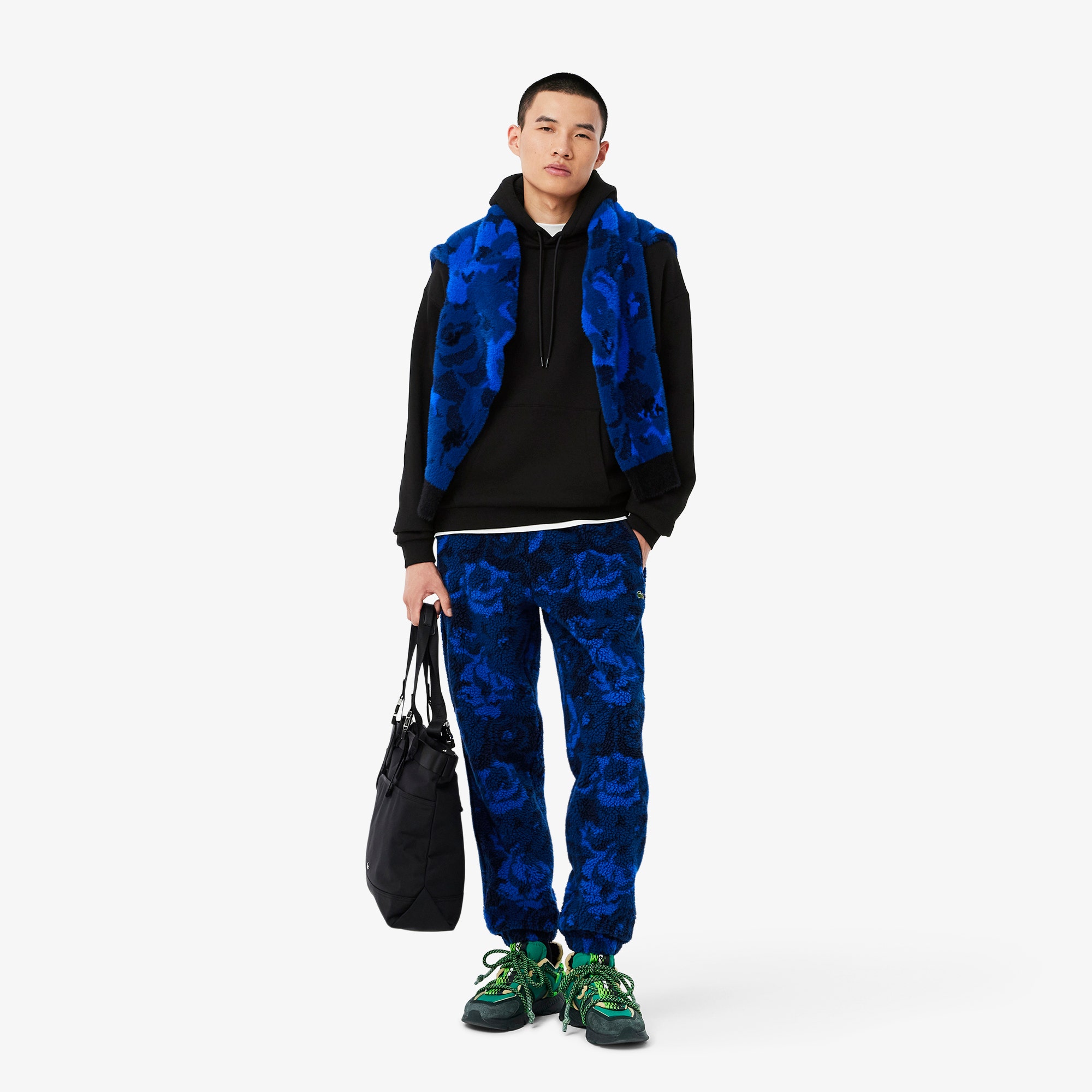 Loose Fit Print Hoodie