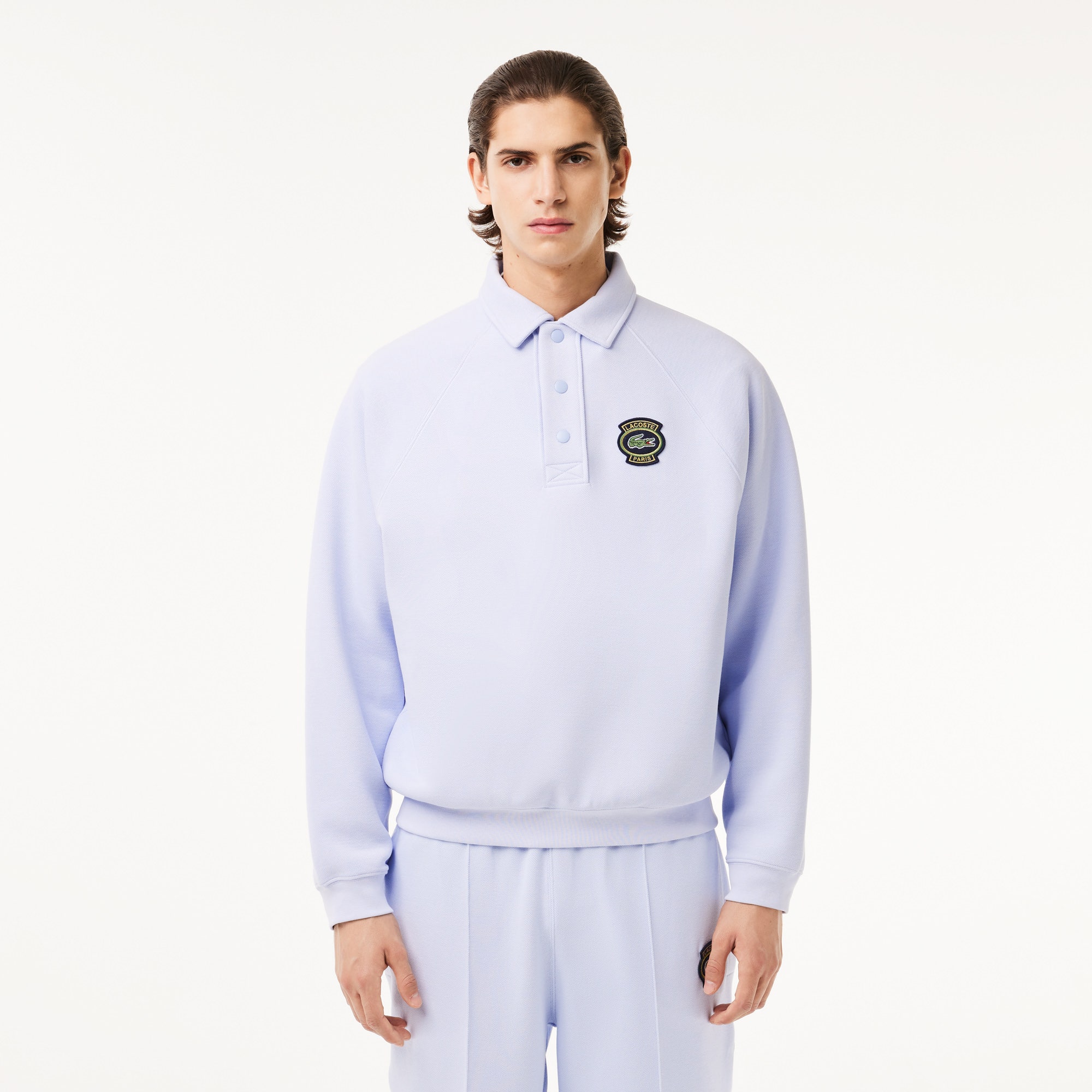 Loose Fit Pique Sweatshirt