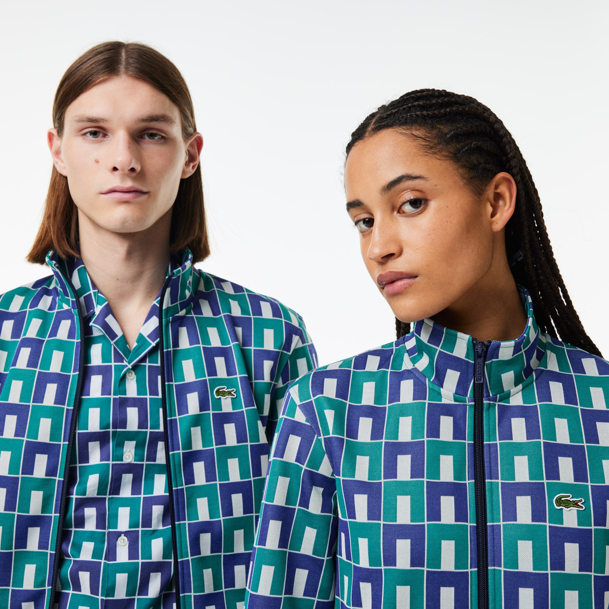 Graphic Motif Jacquard Sweatshirt