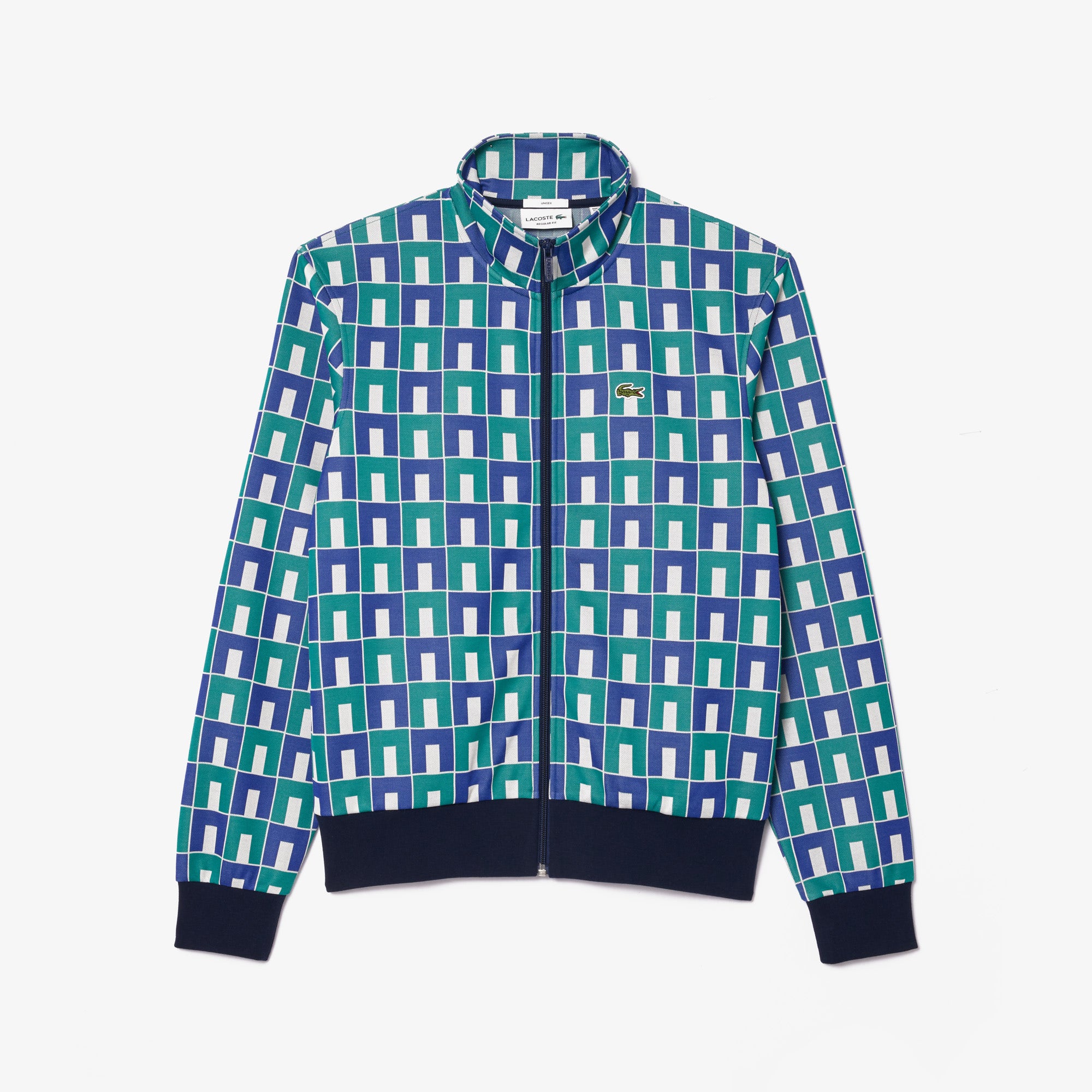 Graphic Motif Jacquard Sweatshirt