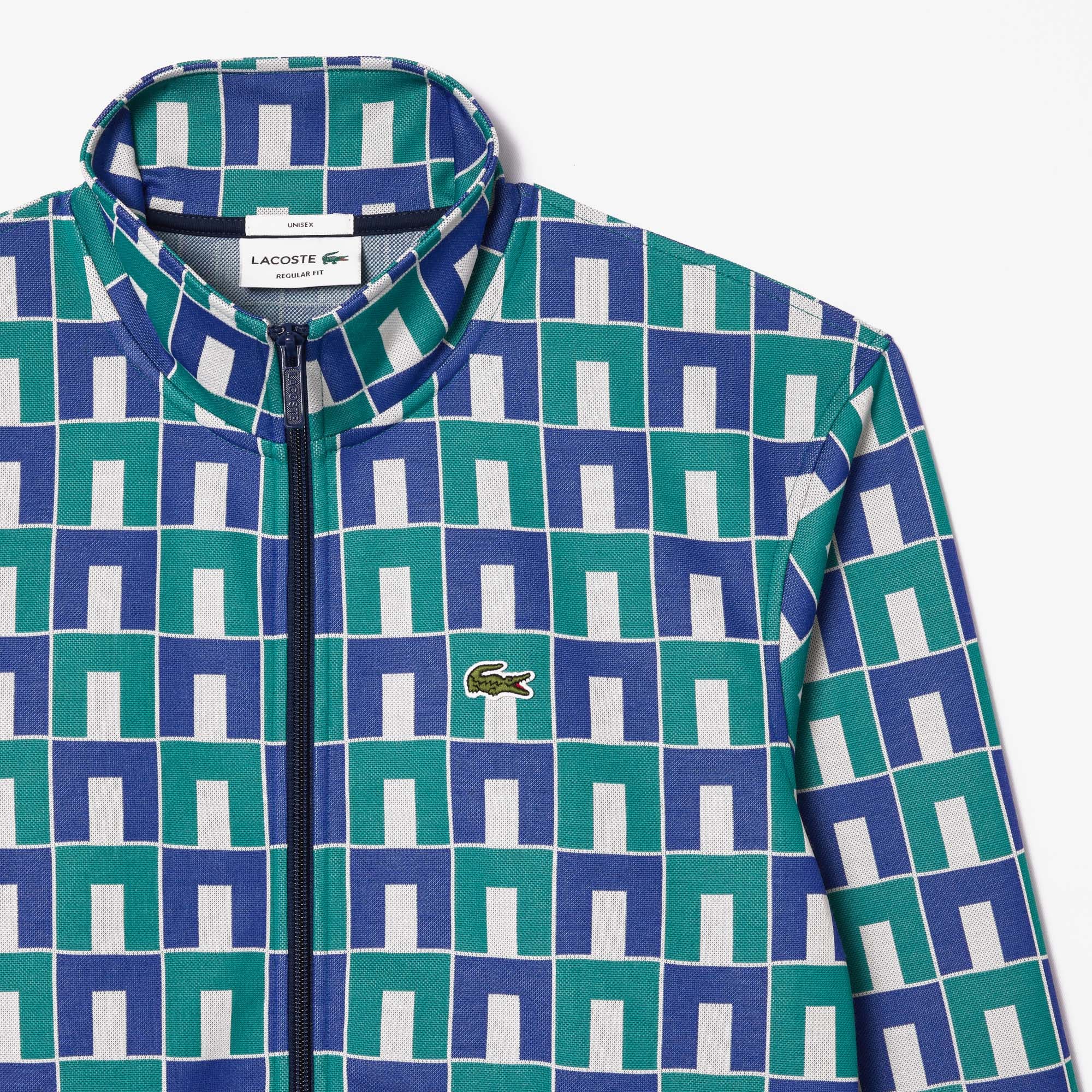 Graphic Motif Jacquard Sweatshirt