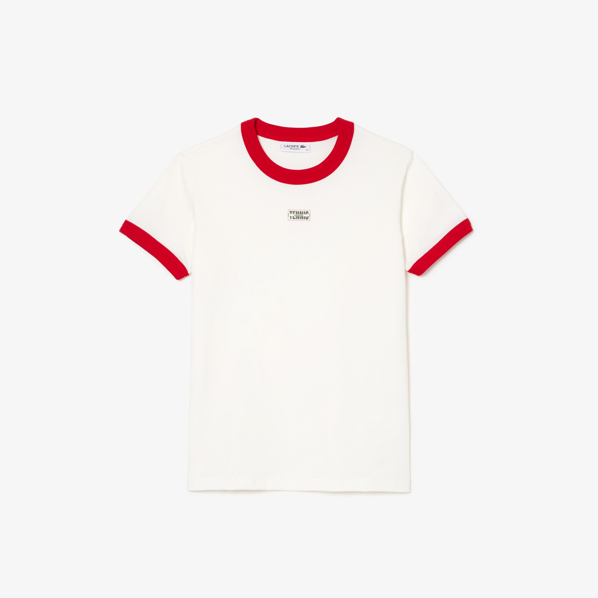 Slim Fit Cotton Tennis Badge T-shirt