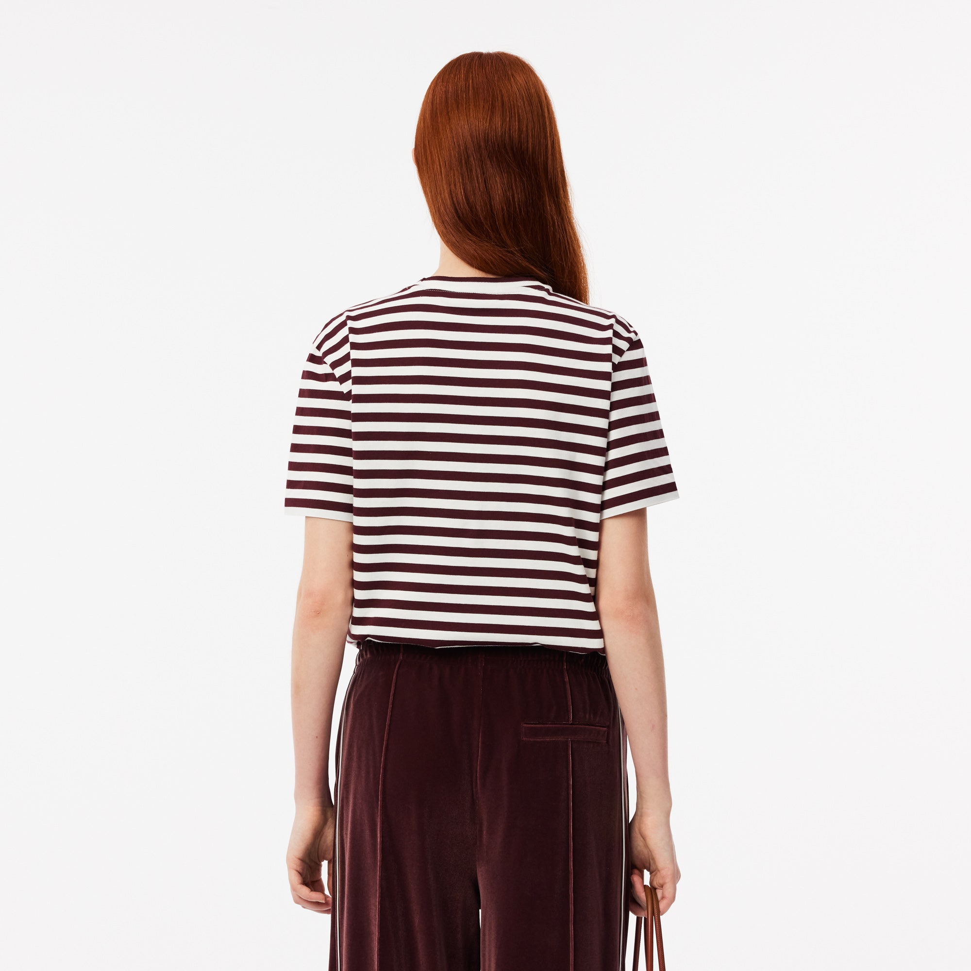 Loose Fit Striped Cotton T-shirt