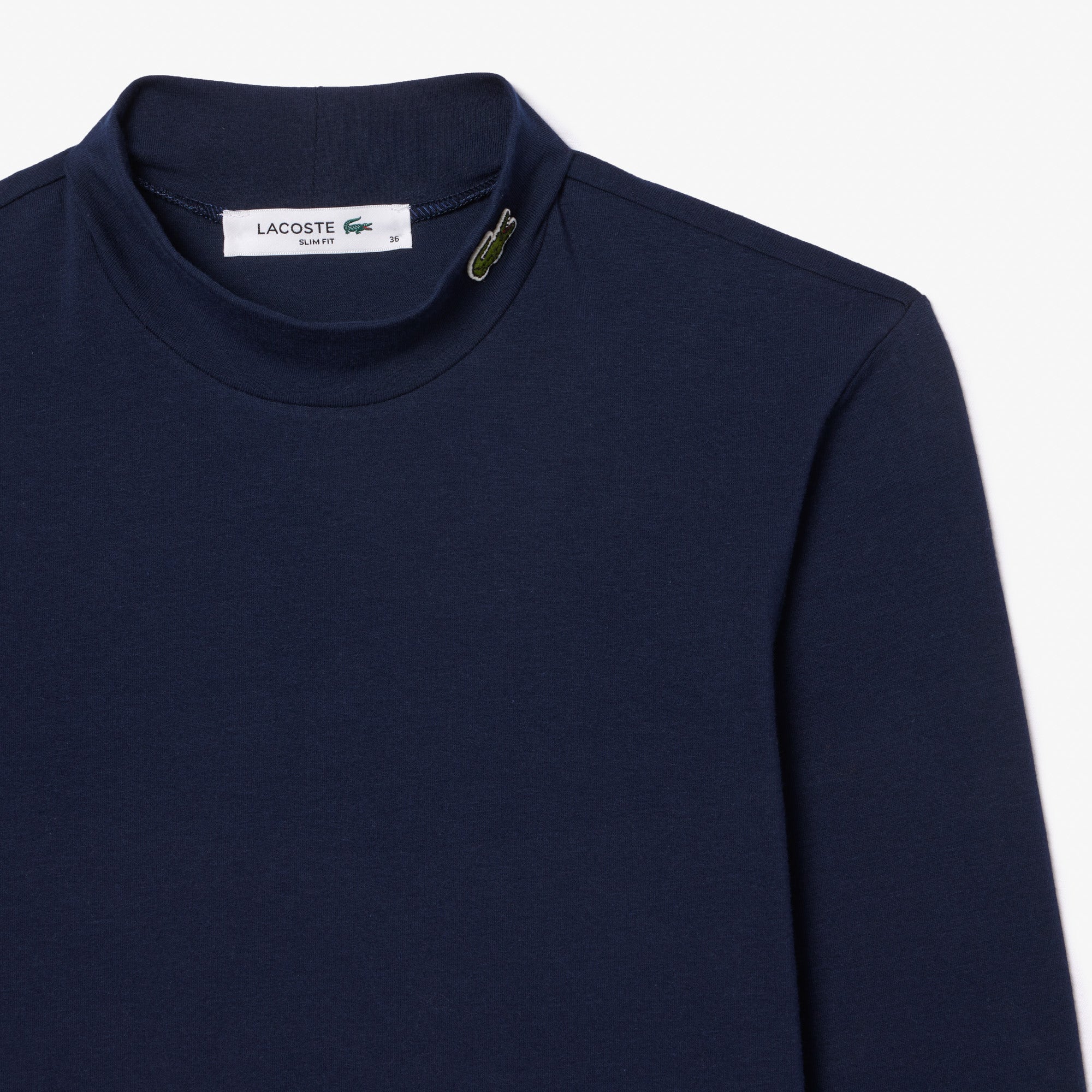 Long Sleeved Stretch Cotton T-shirt