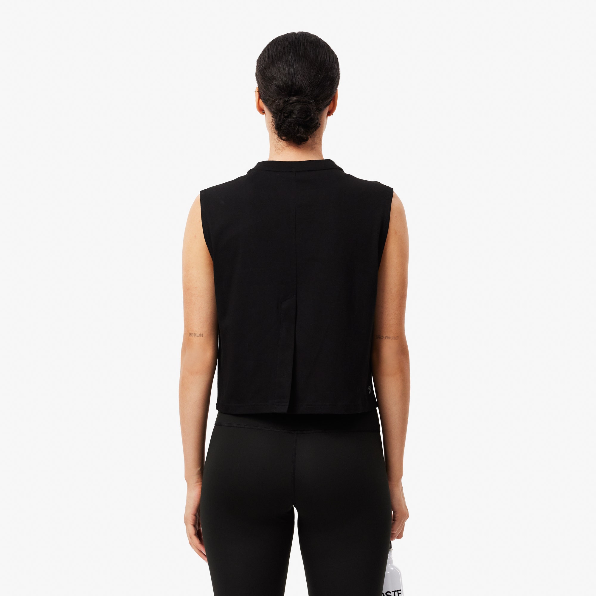 Ultra-Dry Lacoste Print Sport Crop Top