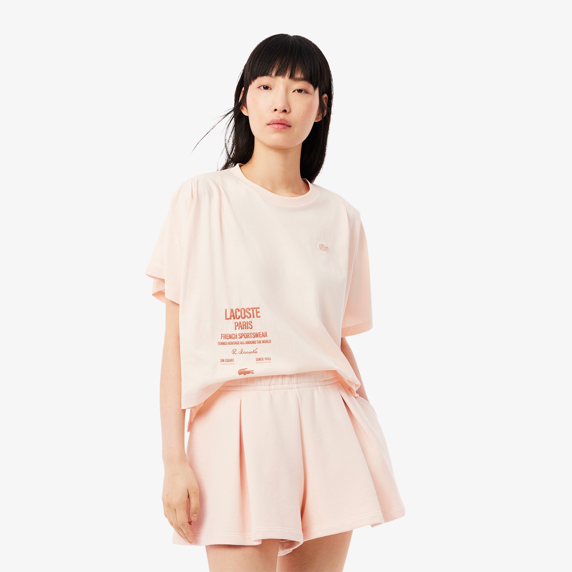 Batwing Sleeve Print T-shirt