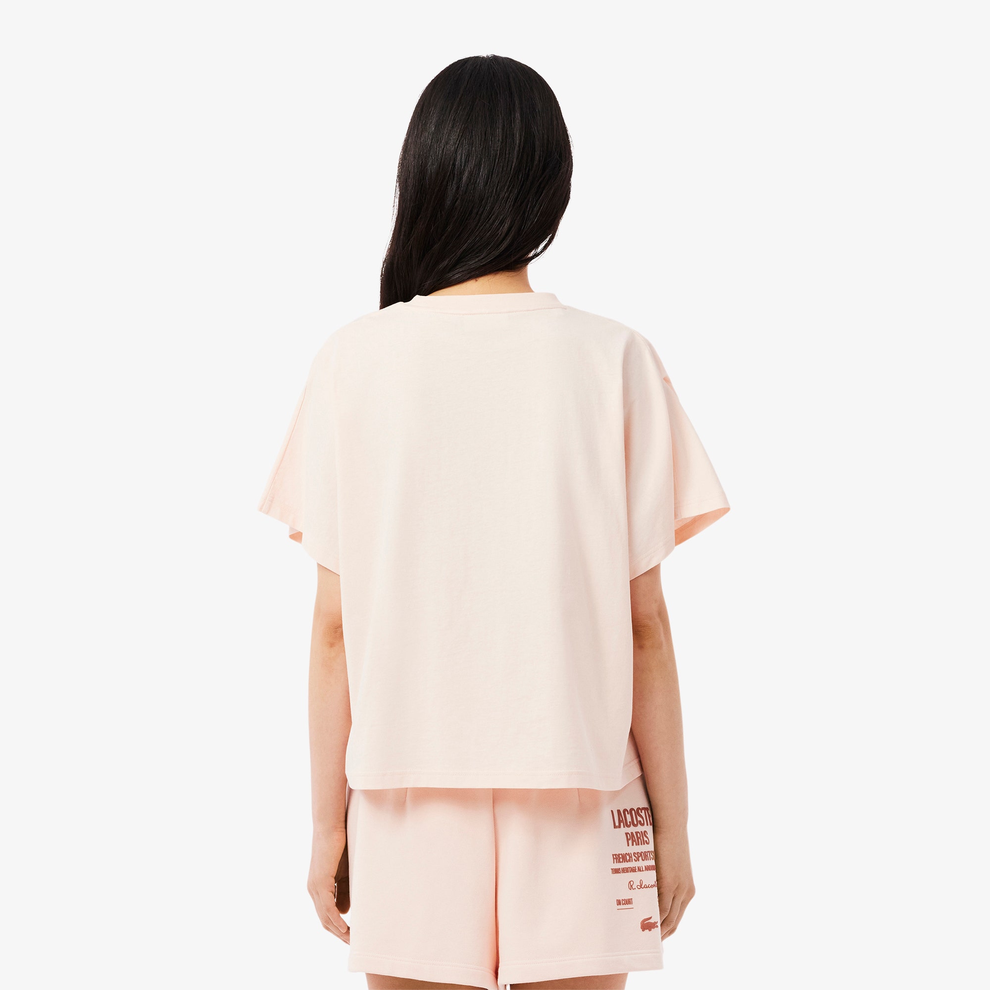 Batwing Sleeve Print T-shirt