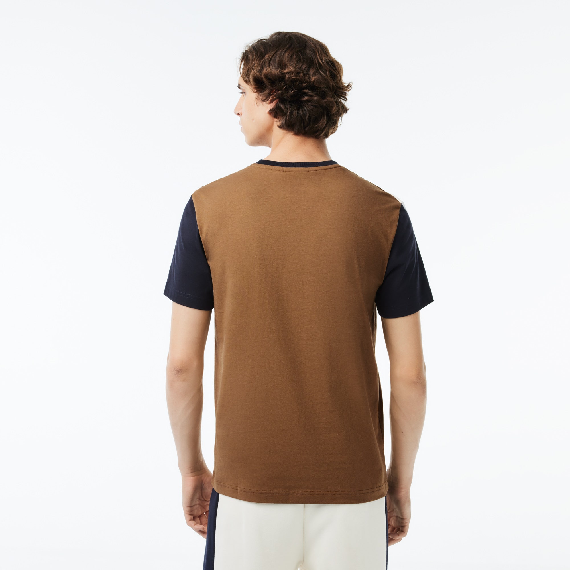 Regular Fit Cotton Colour-Block T-shirt