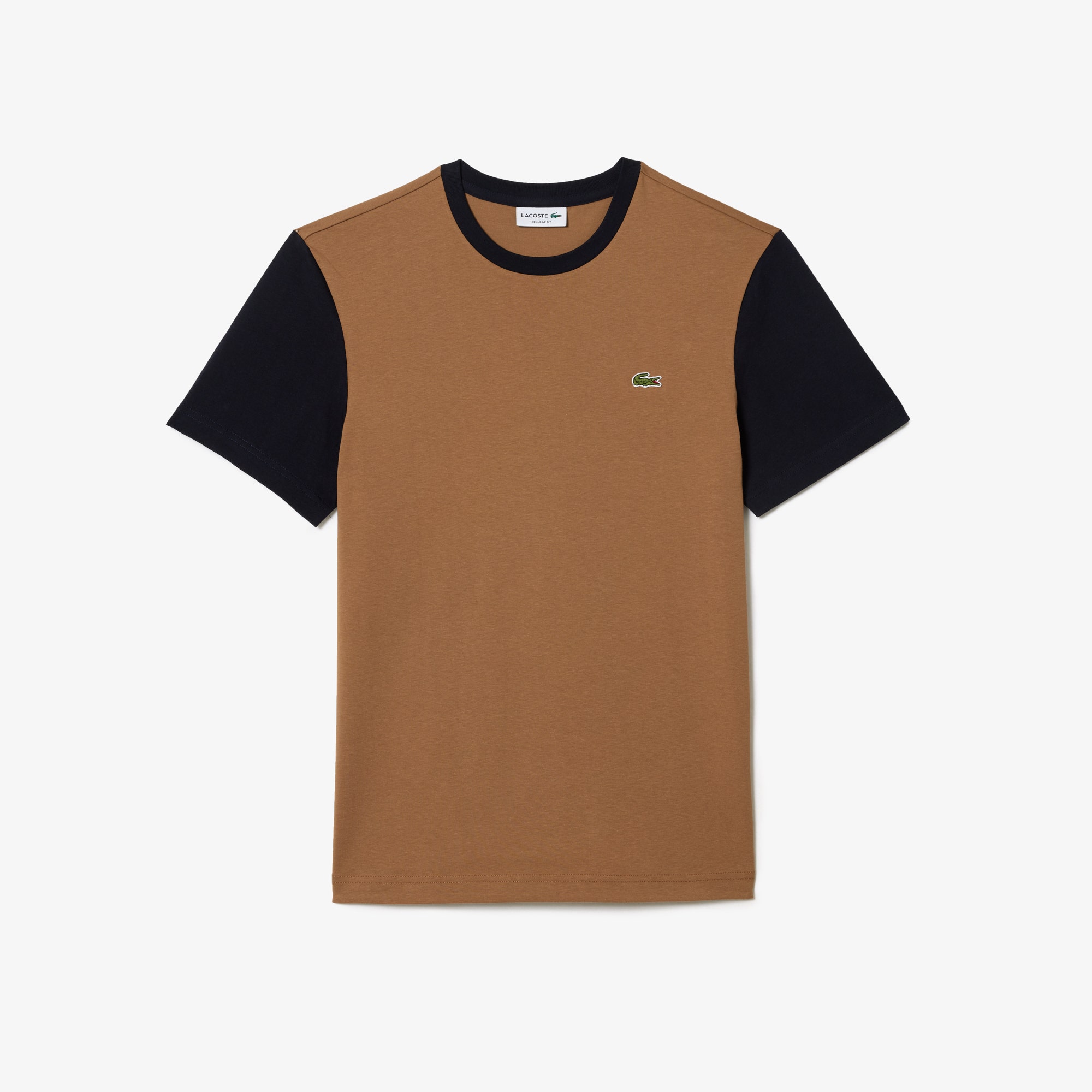 Regular Fit Cotton Colour-Block T-shirt