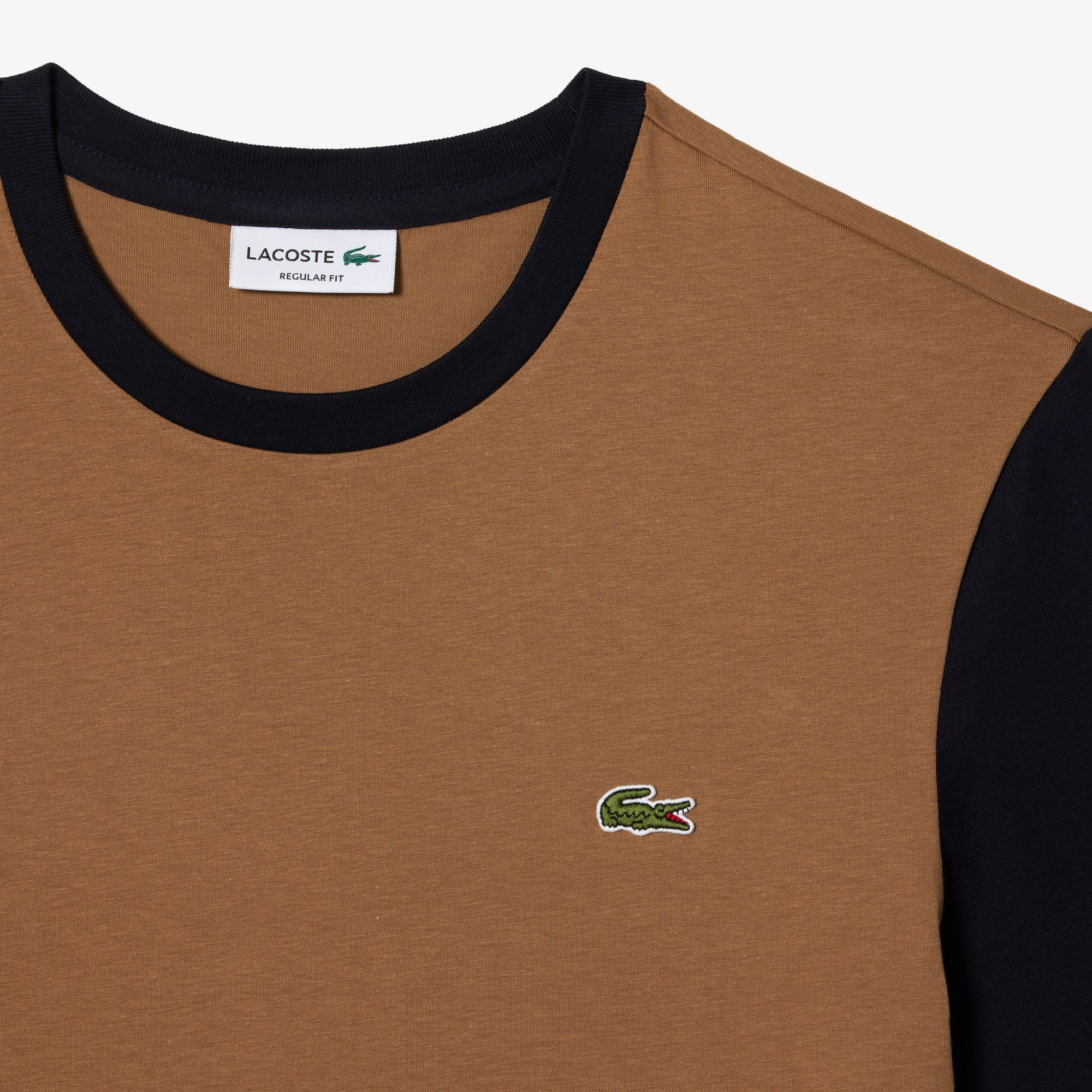 Regular Fit Cotton Colour-Block T-shirt