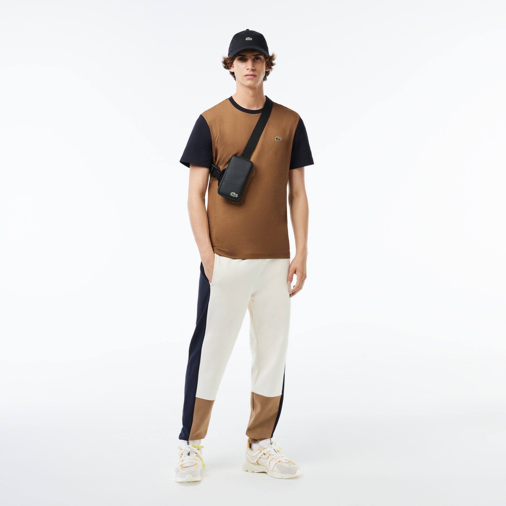 Regular Fit Cotton Colour-Block T-shirt
