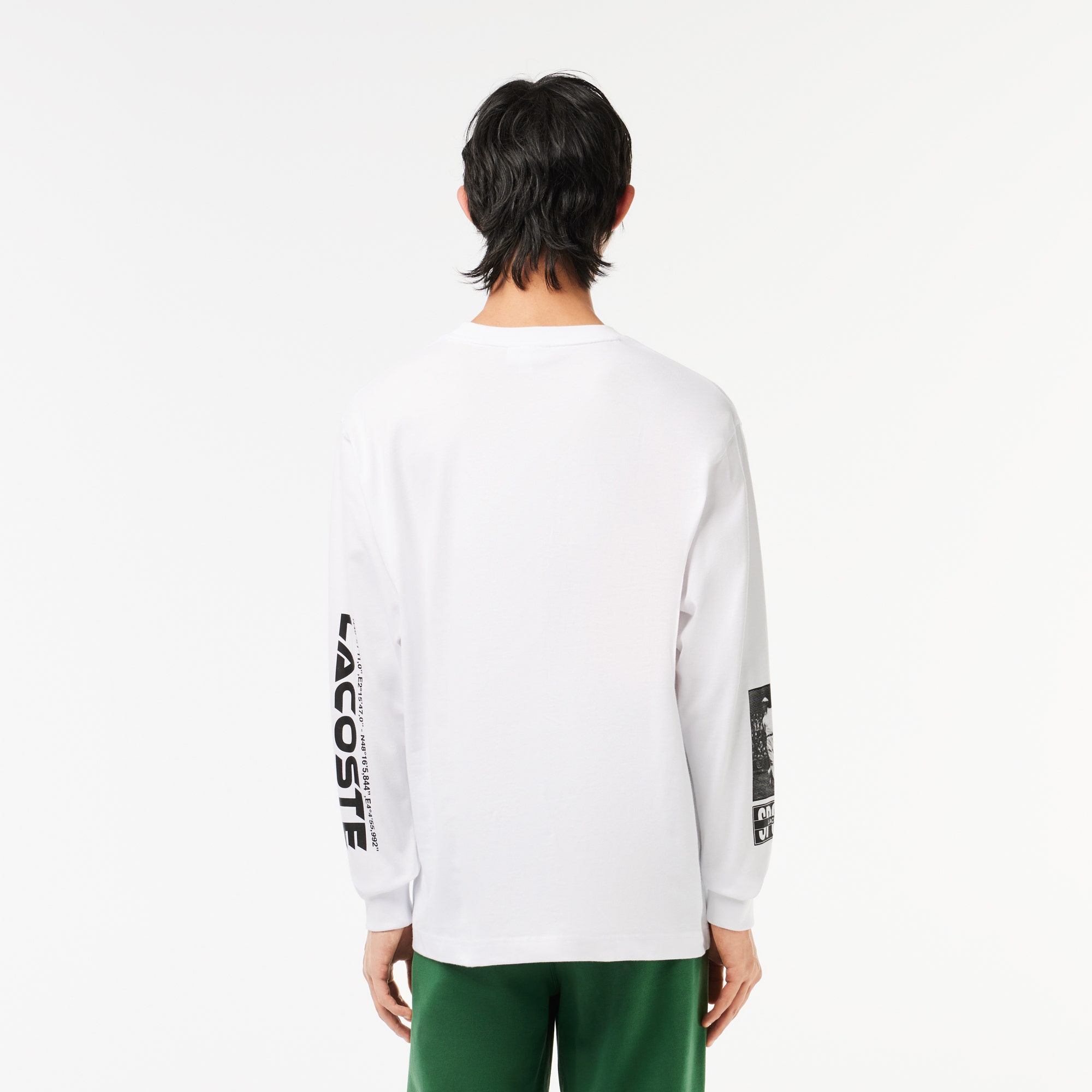 Loose fit T-shirt with Rene Lacoste print