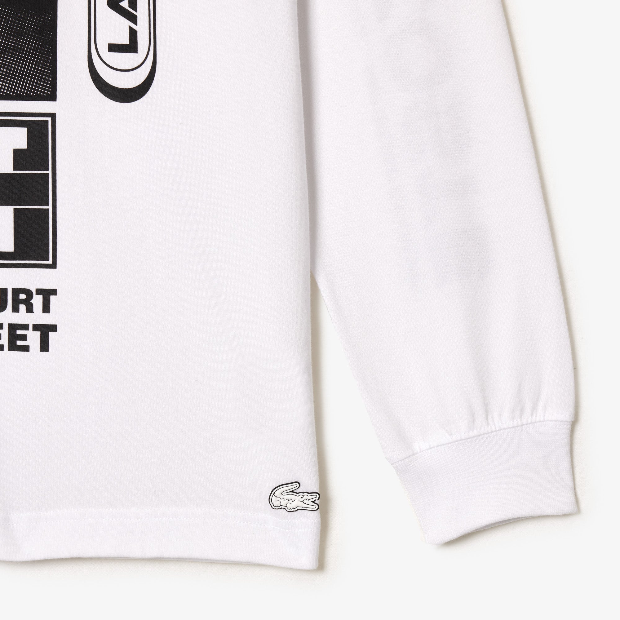 Loose fit T-shirt with Rene Lacoste print