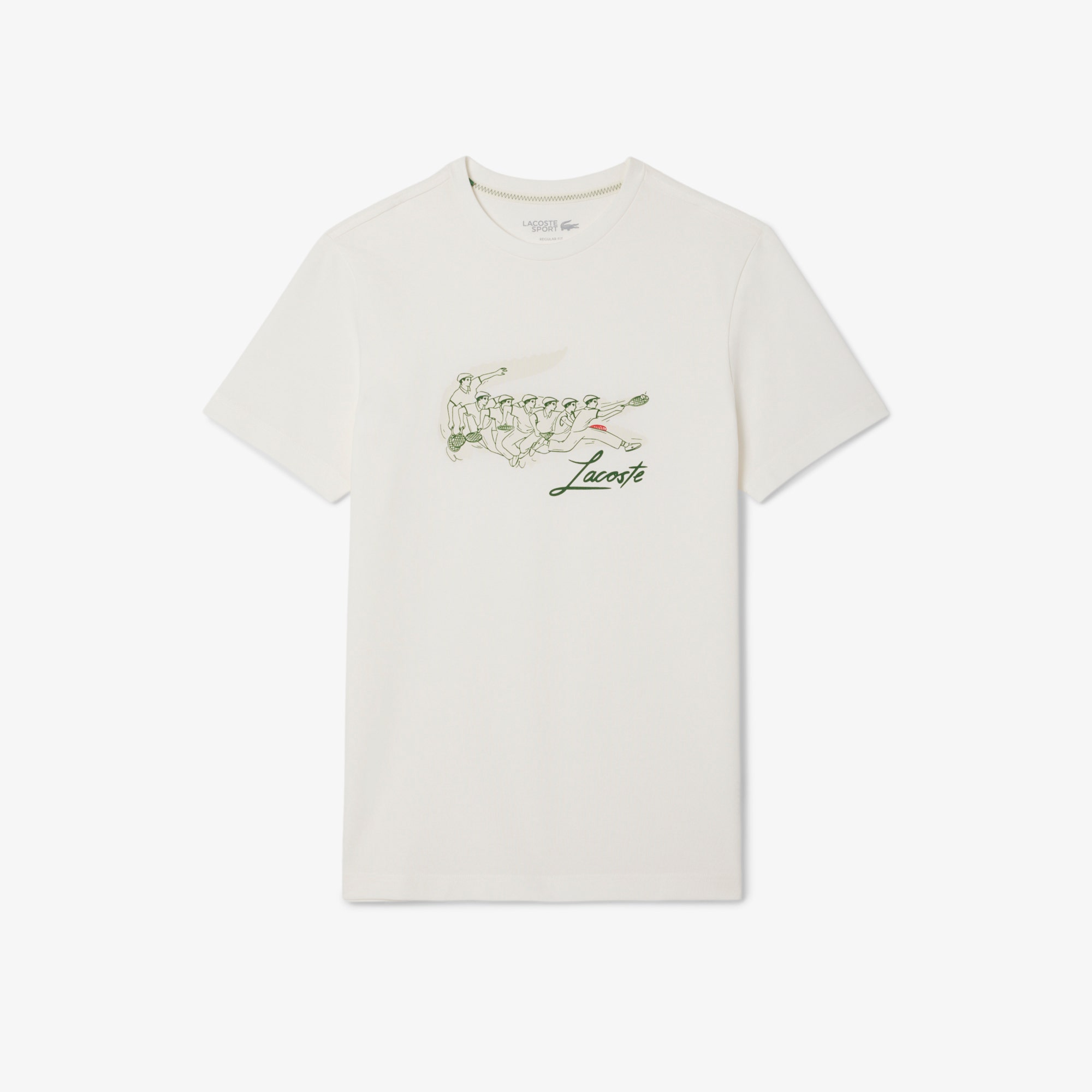 Rene Lacoste Print Tennis Heritage T-shirt