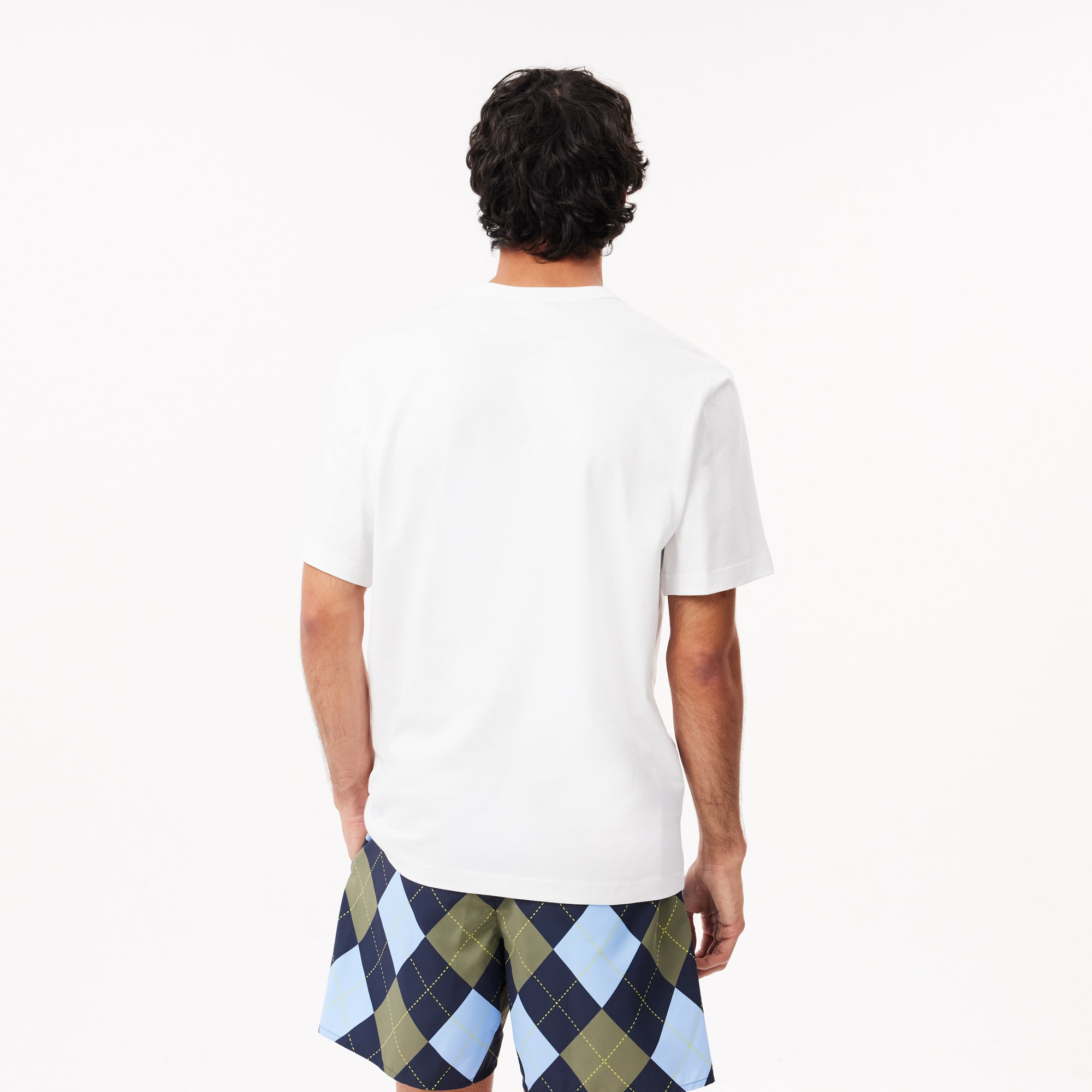 Heavy Cotton Argyle Print T-shirt