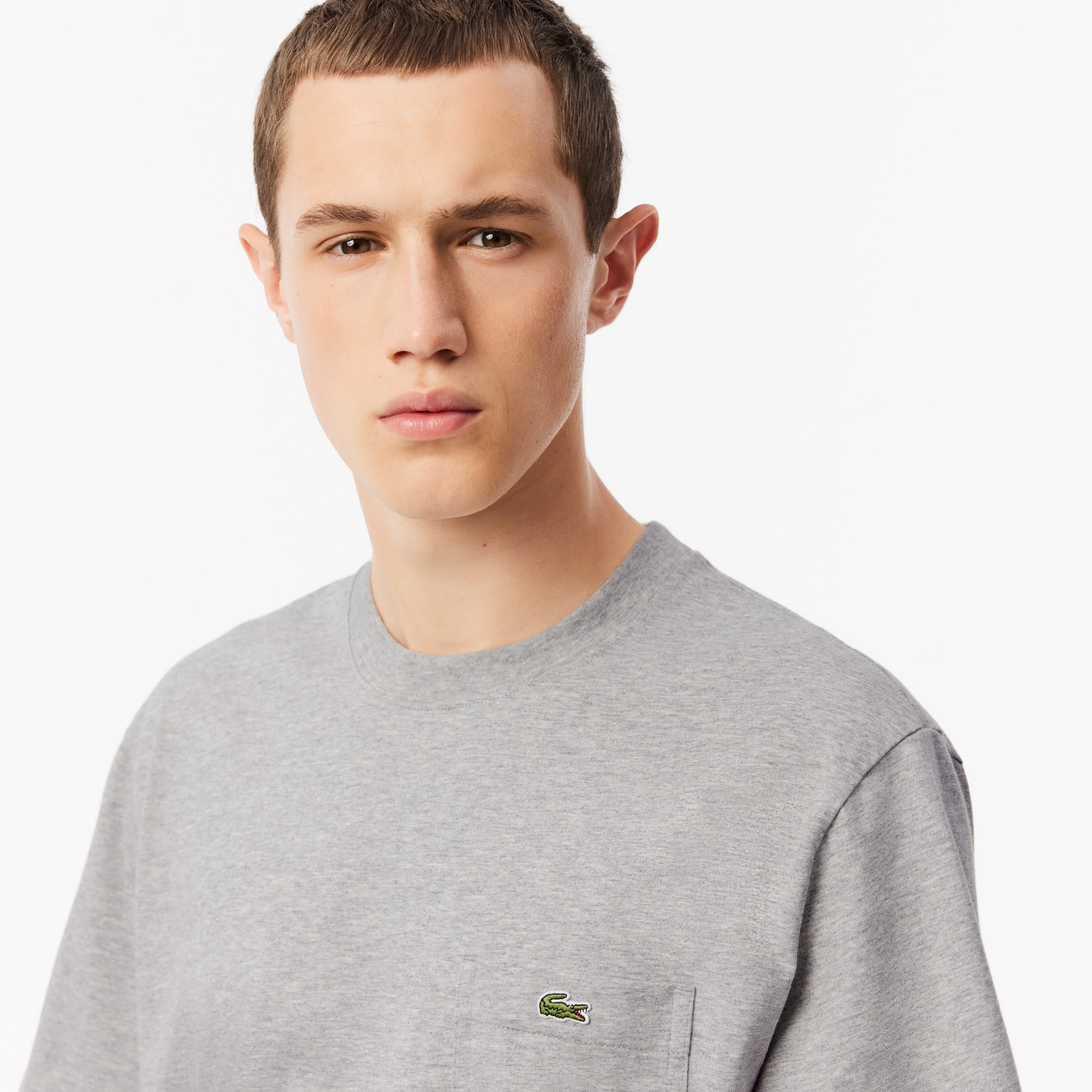 Cotton T-shirt with Breast Pocket