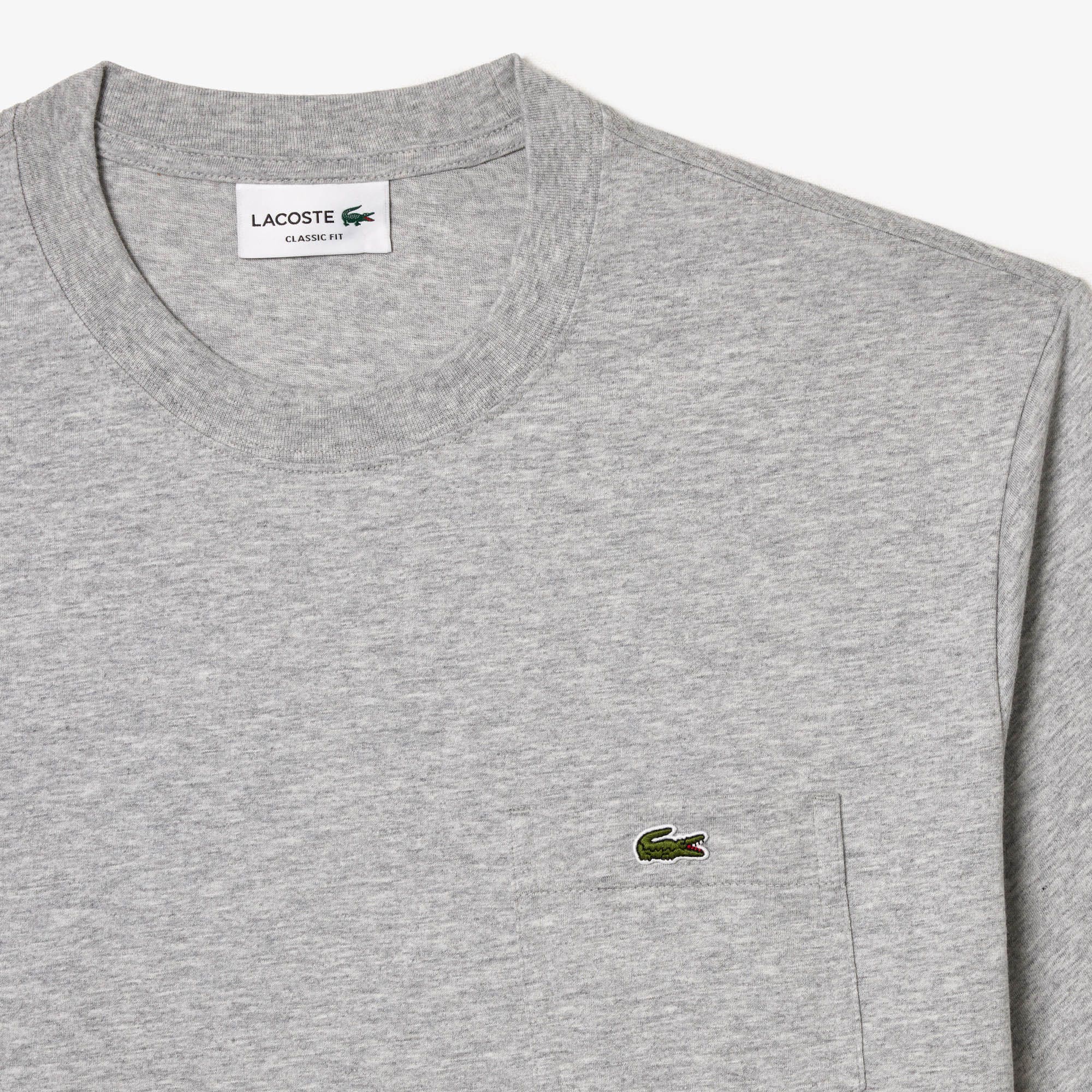 Cotton T-shirt with Breast Pocket