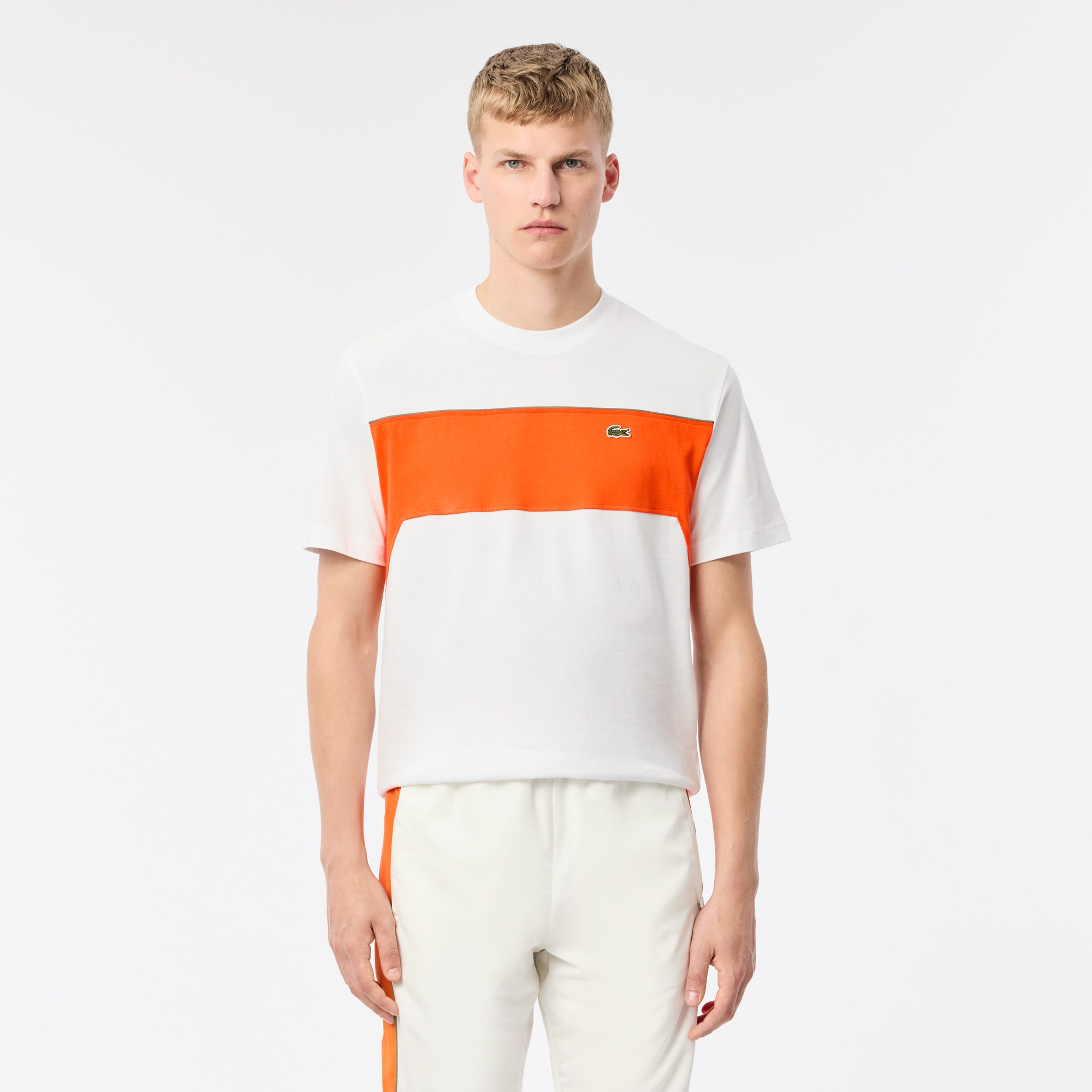 Cotton Colour-Block T-shirt