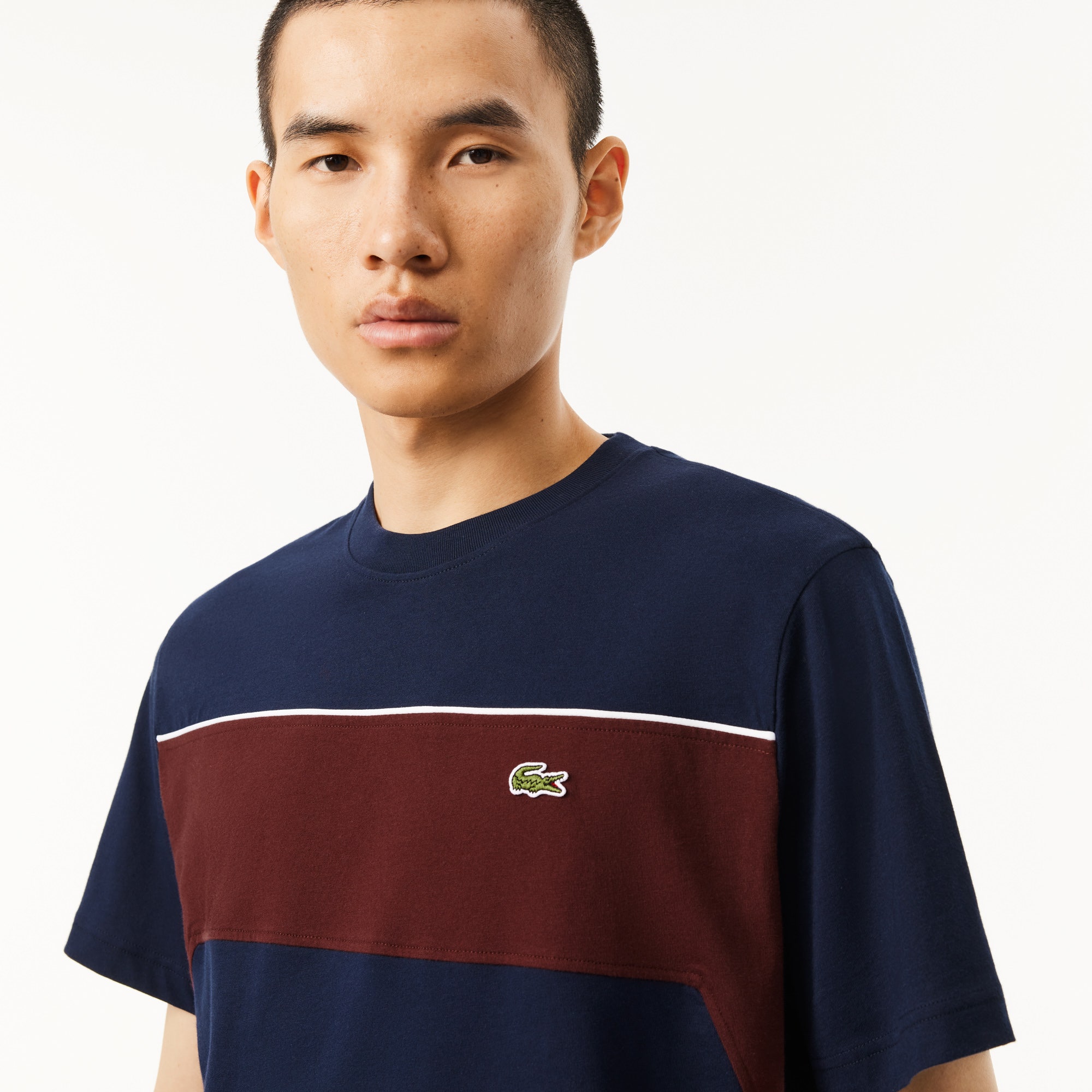 Cotton Colour-Block T-shirt