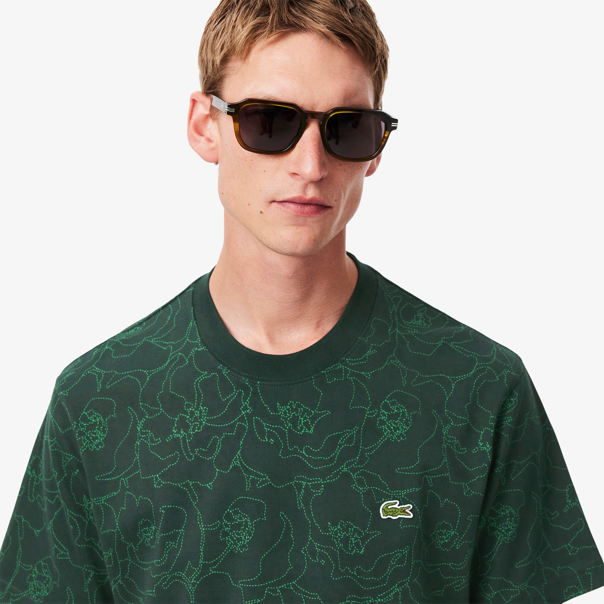 Heavy Cotton Flower Print T-shirt