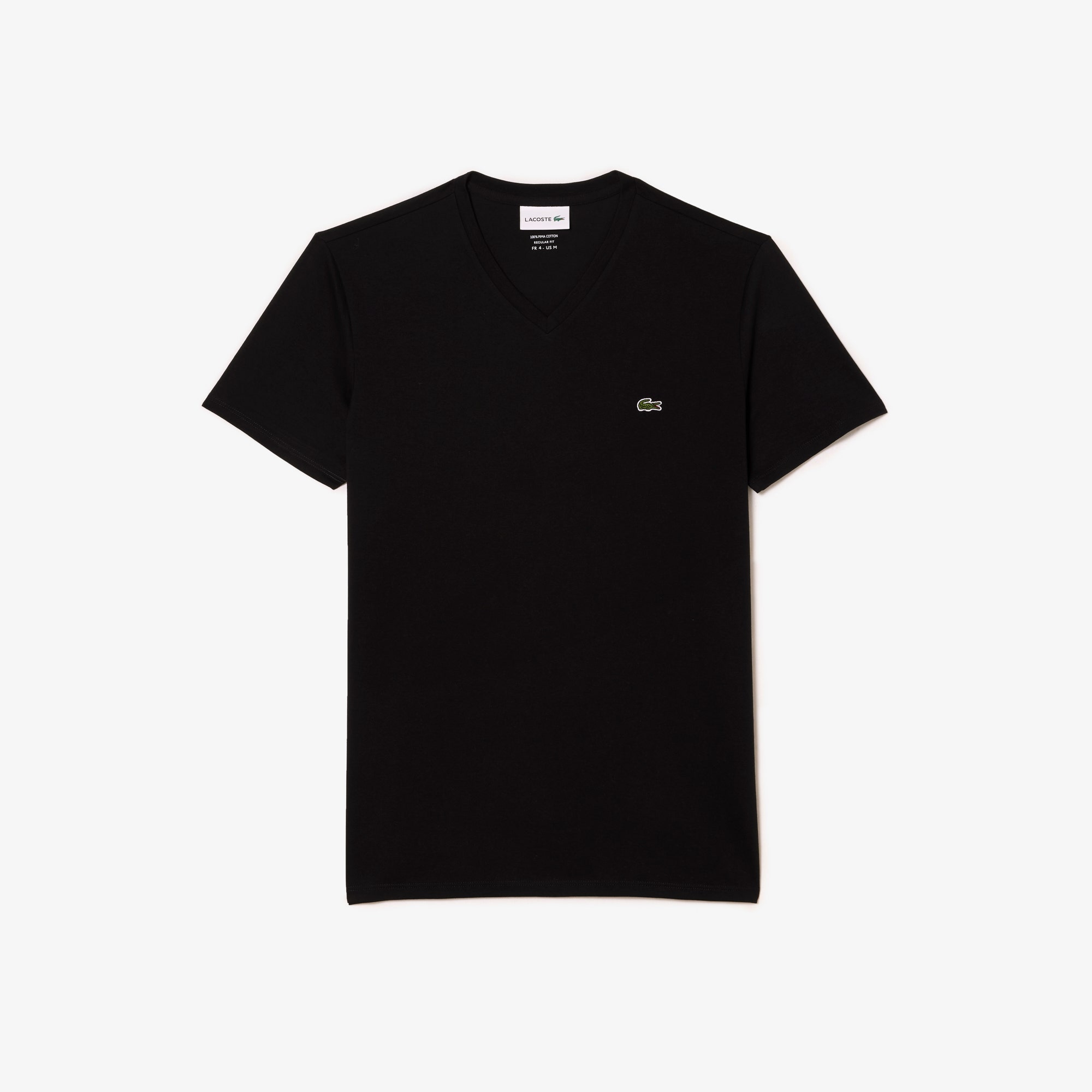 Lightweight Cotton Pima V Neck T-shirt