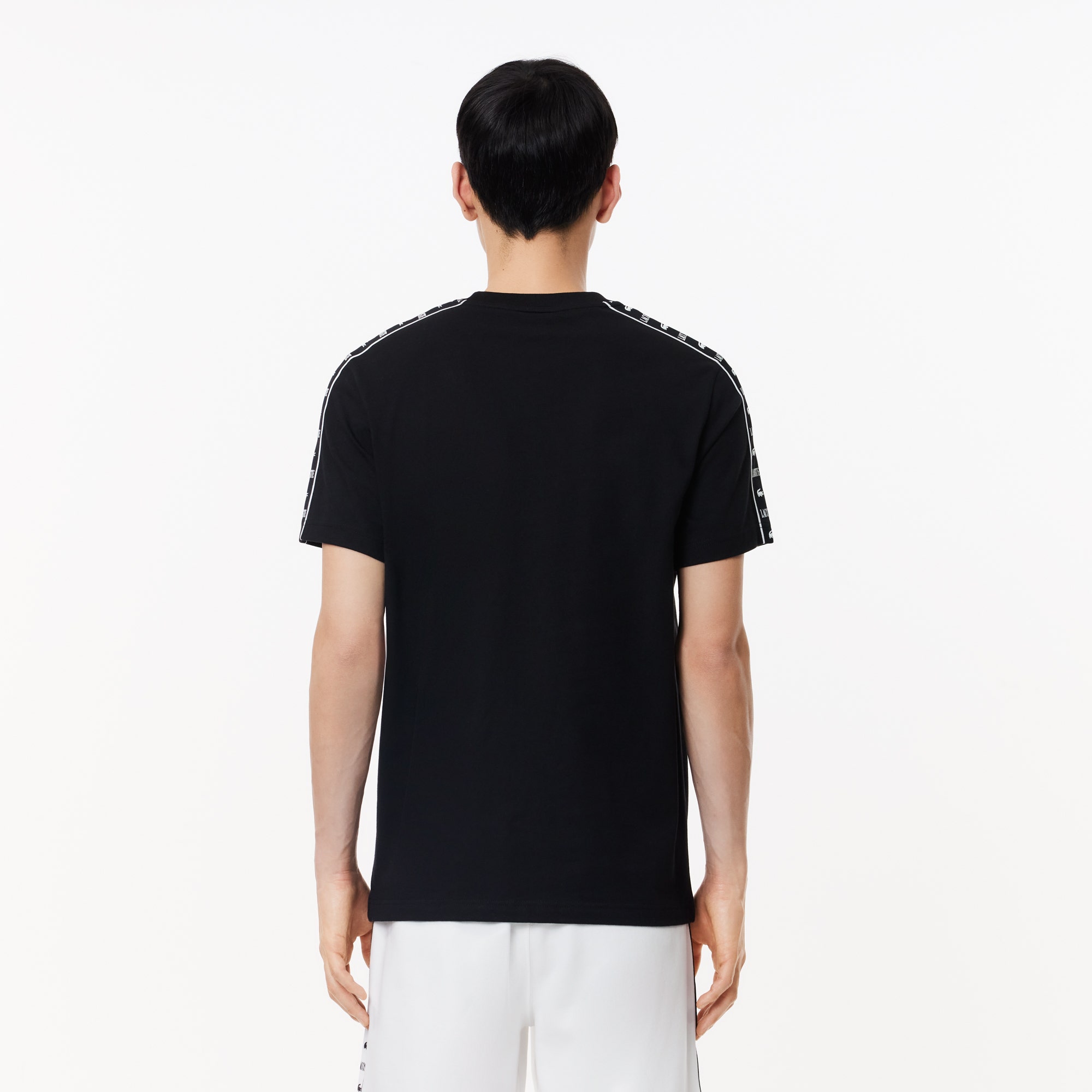 Logo Stripe Cotton T-shirt