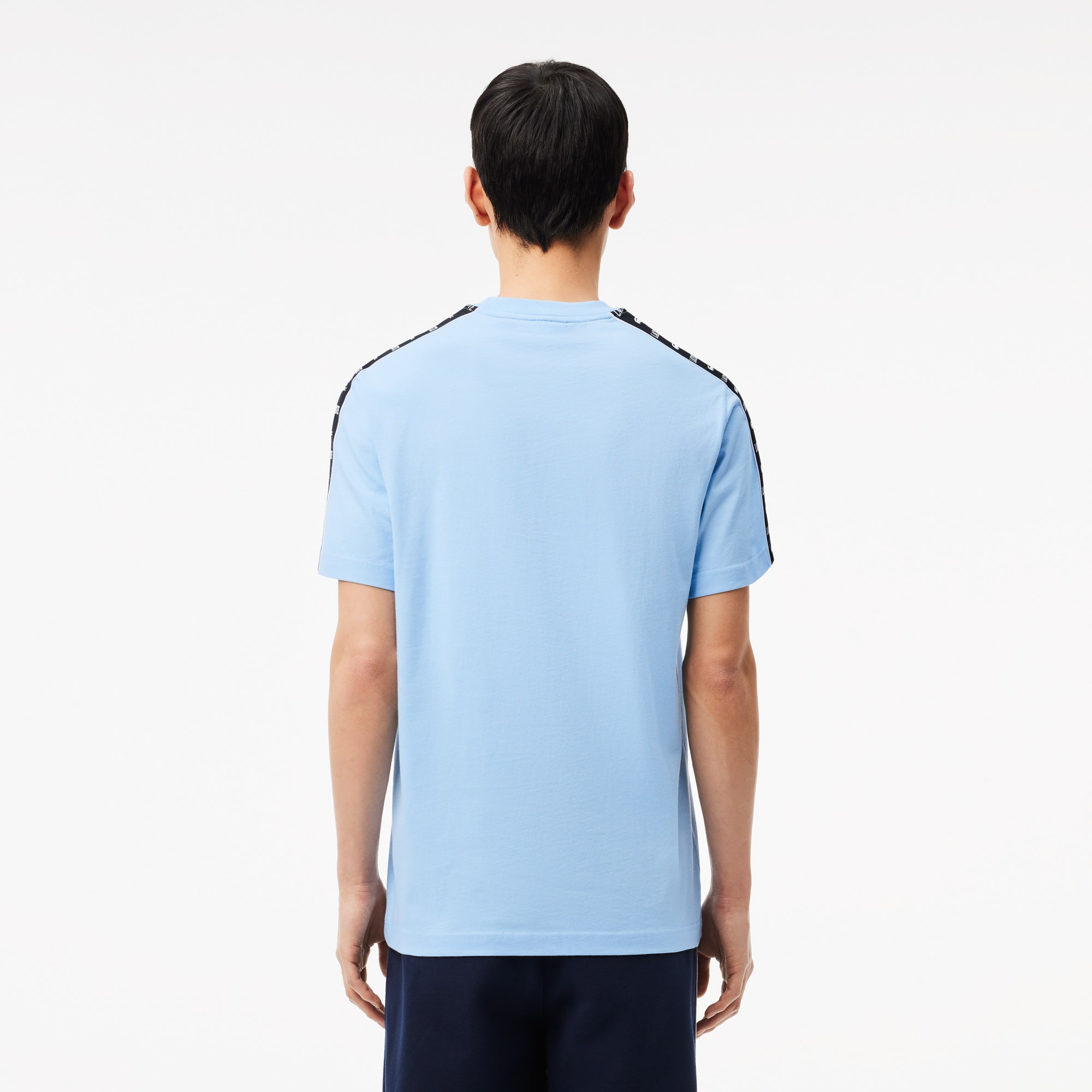 Logo Stripe Cotton T-shirt