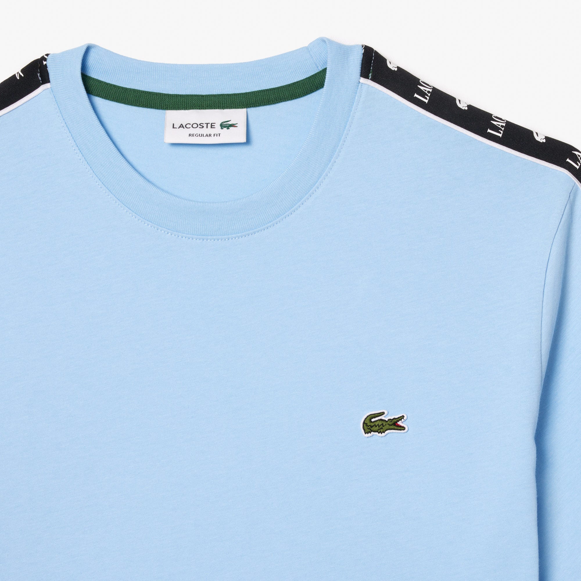 Logo Stripe Cotton T-shirt
