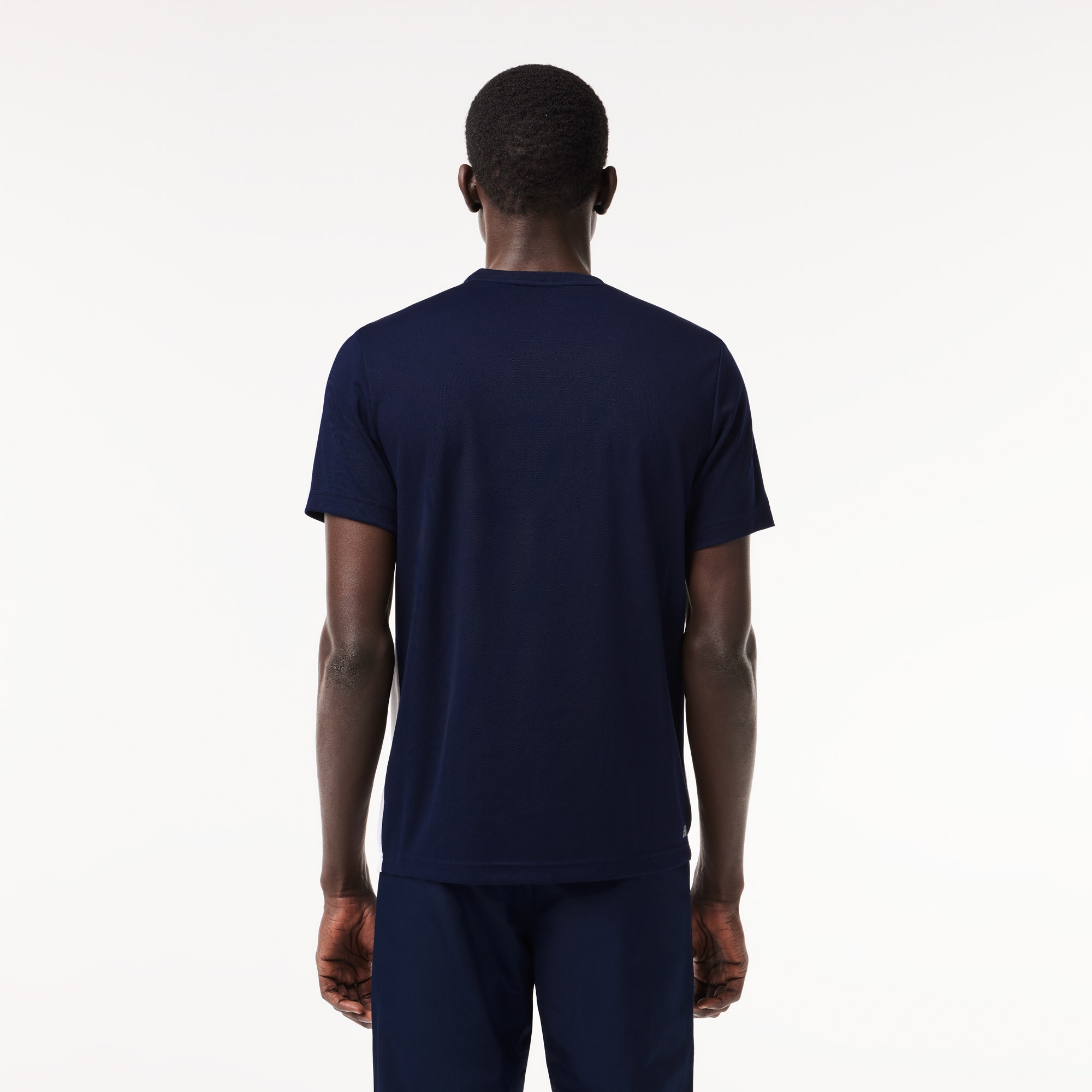 Ultra-Dry Logo Stripe Pique Tennis T-shirt