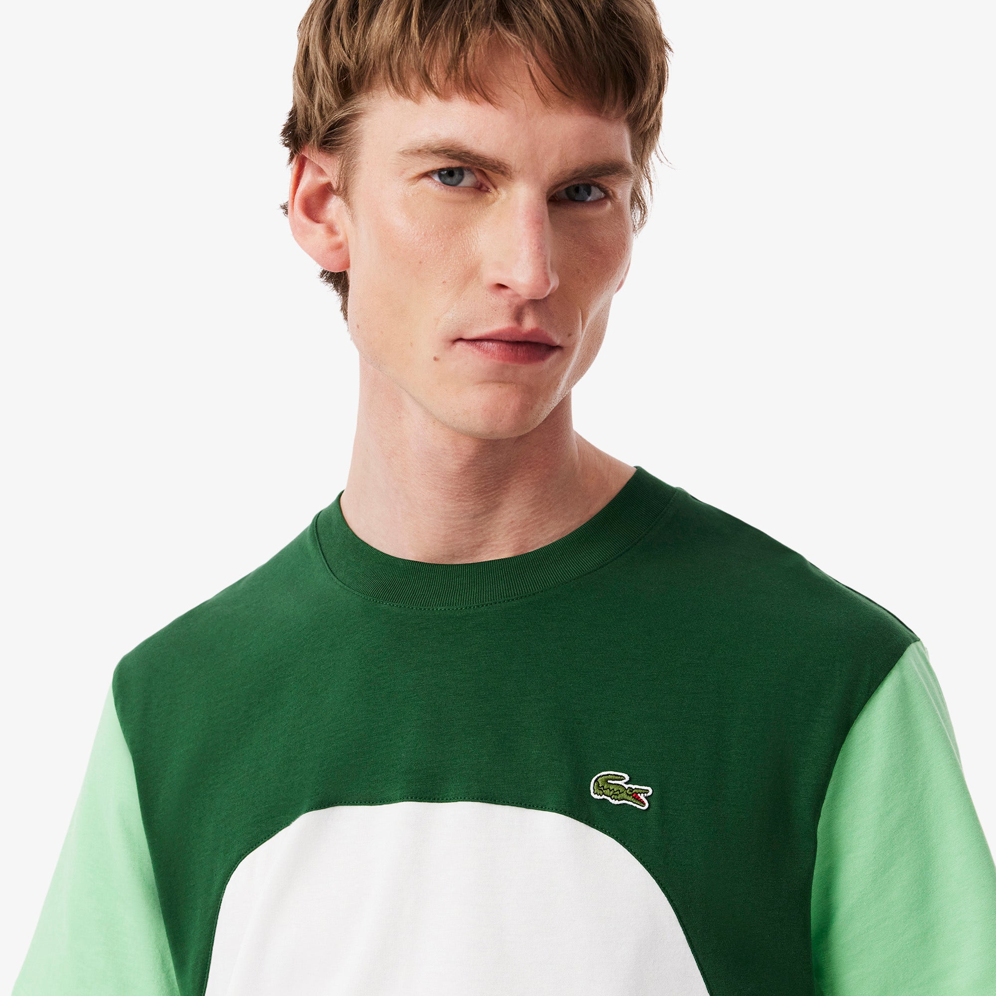 Cotton Jersey Colour-Block T-shirt
