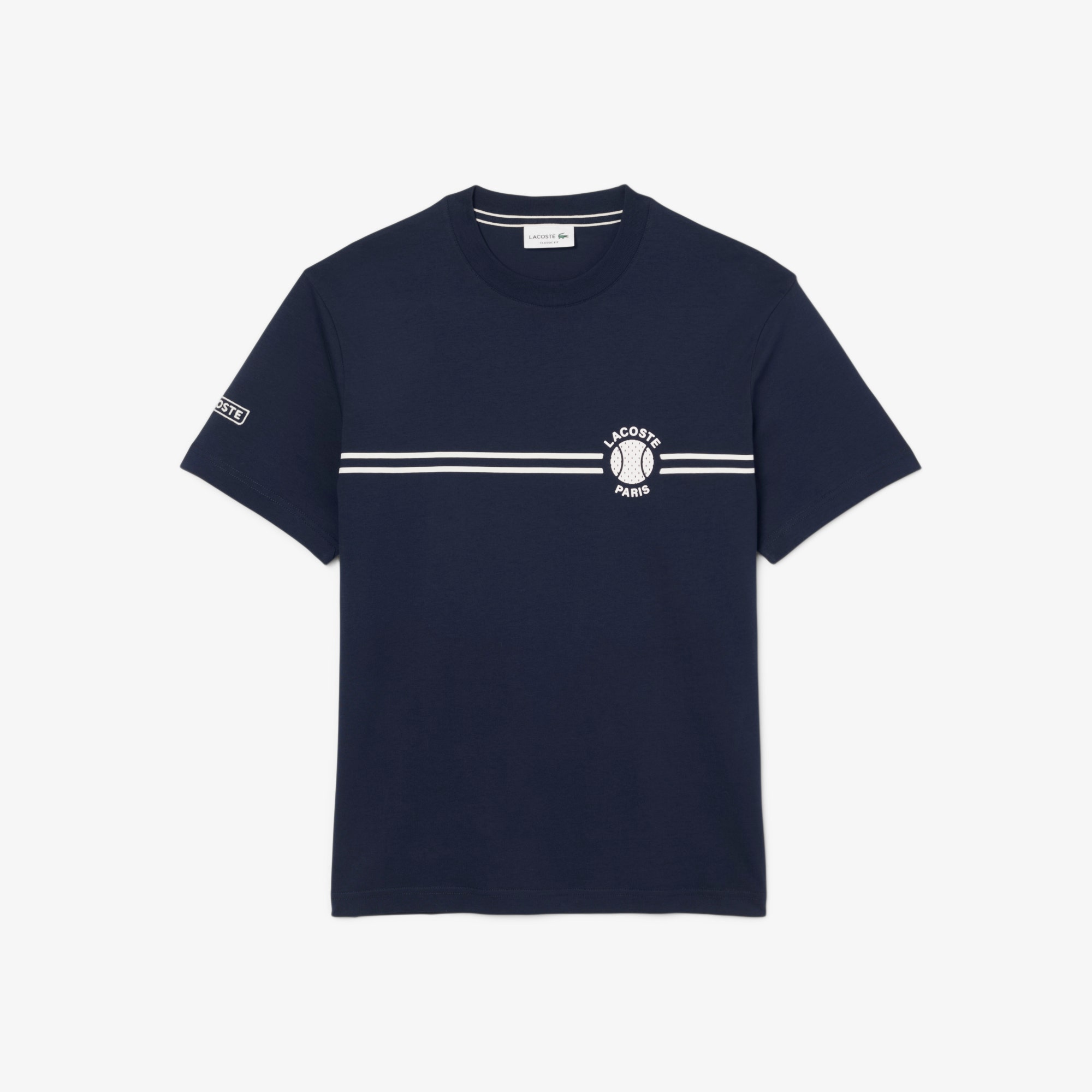 Printed Embroidered Cotton Jersey T-shirt