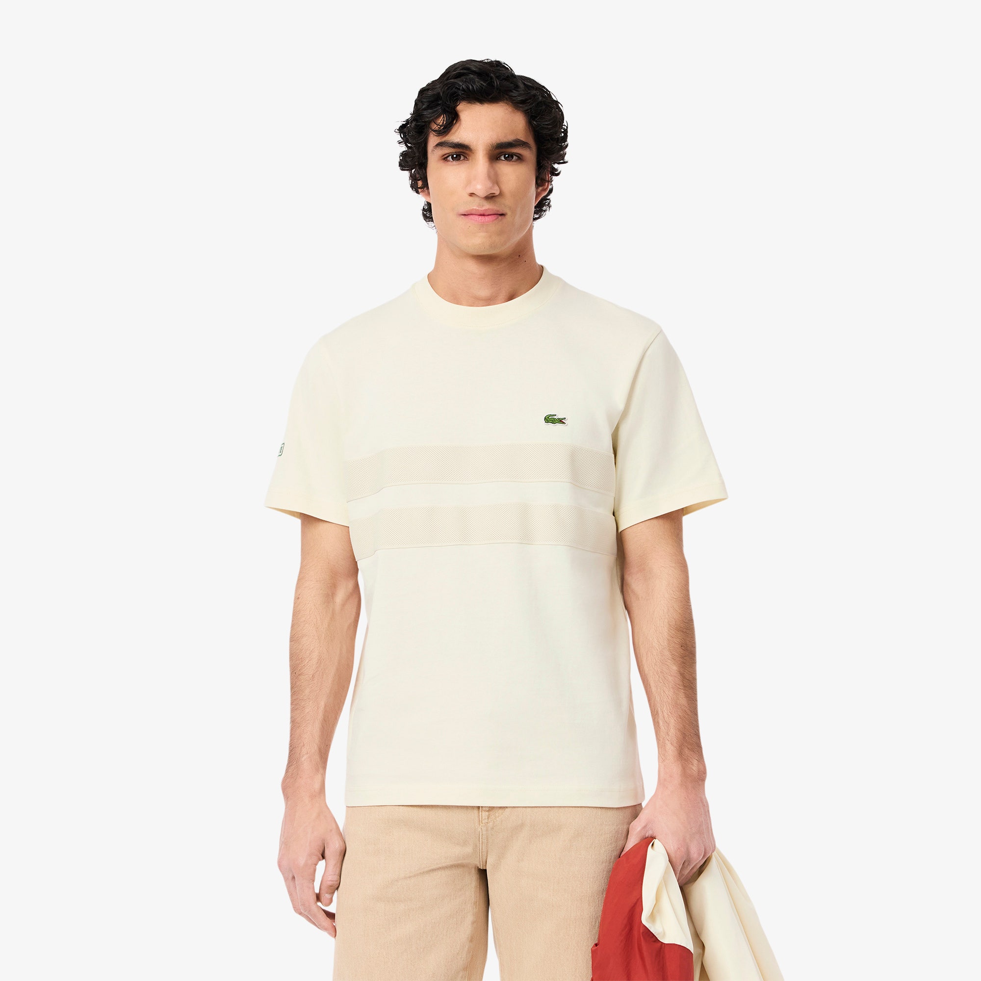 Heavy Jersey Mesh Band T-shirt