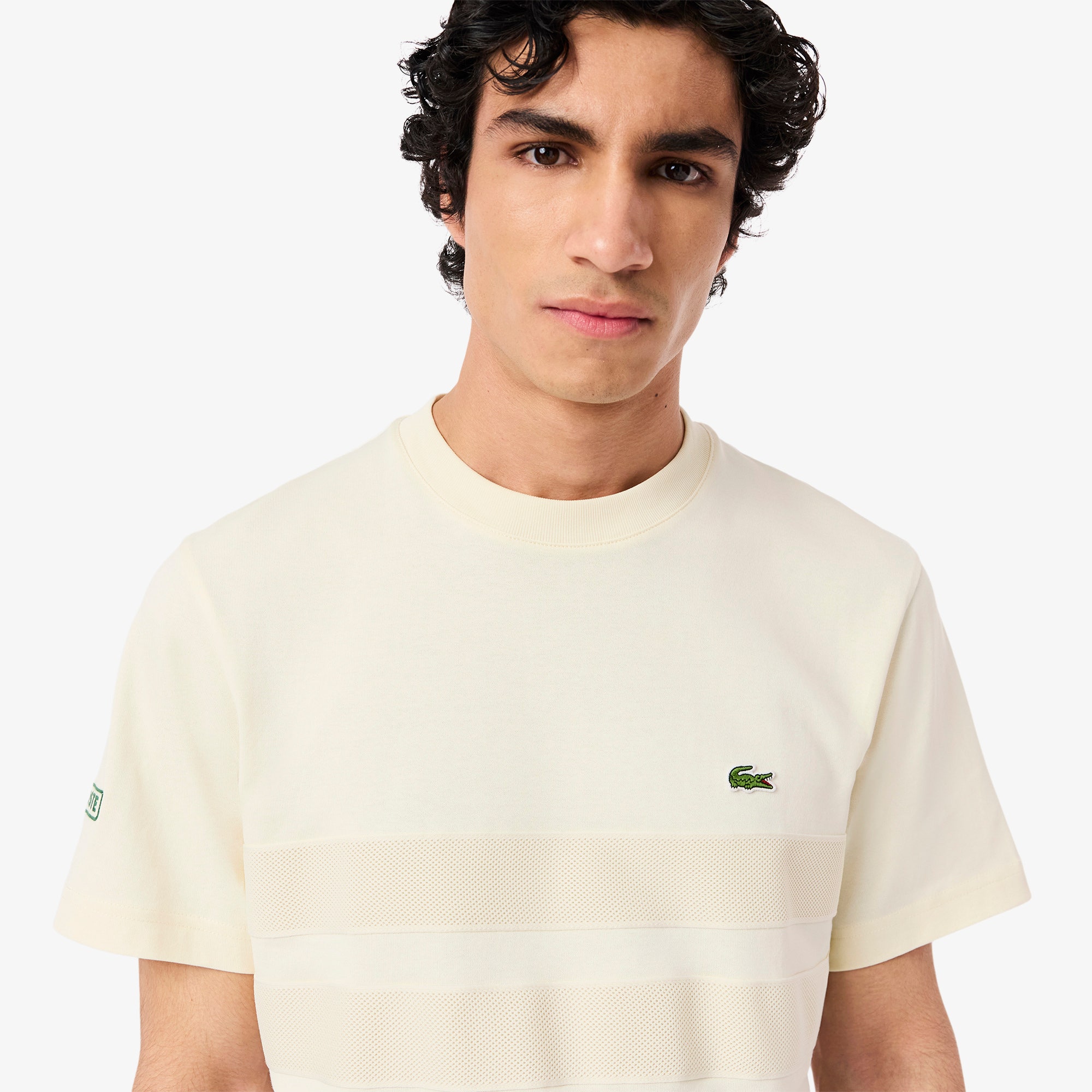 Heavy Jersey Mesh Band T-shirt