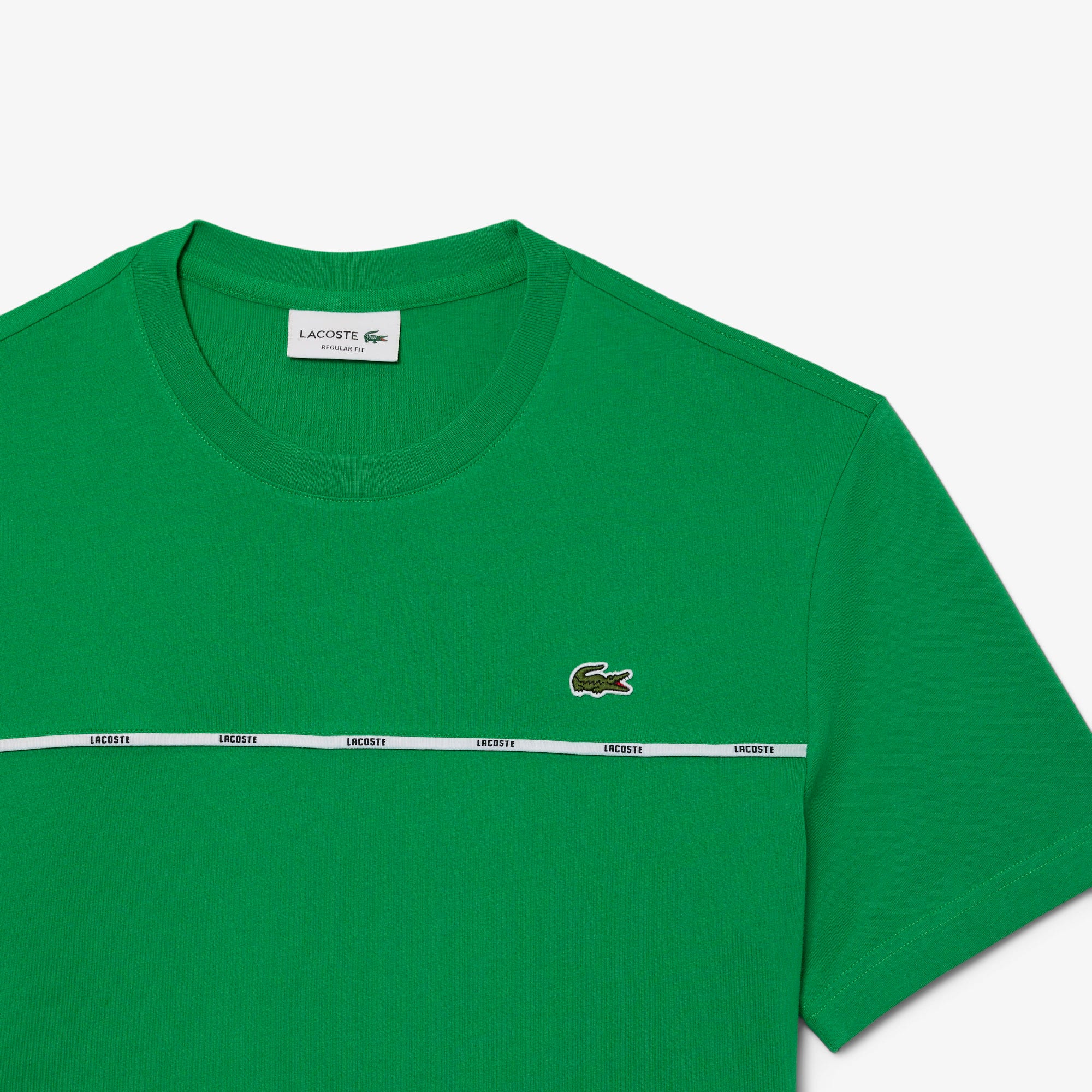 Lacoste Trim Cotton Jersey T-shirt
