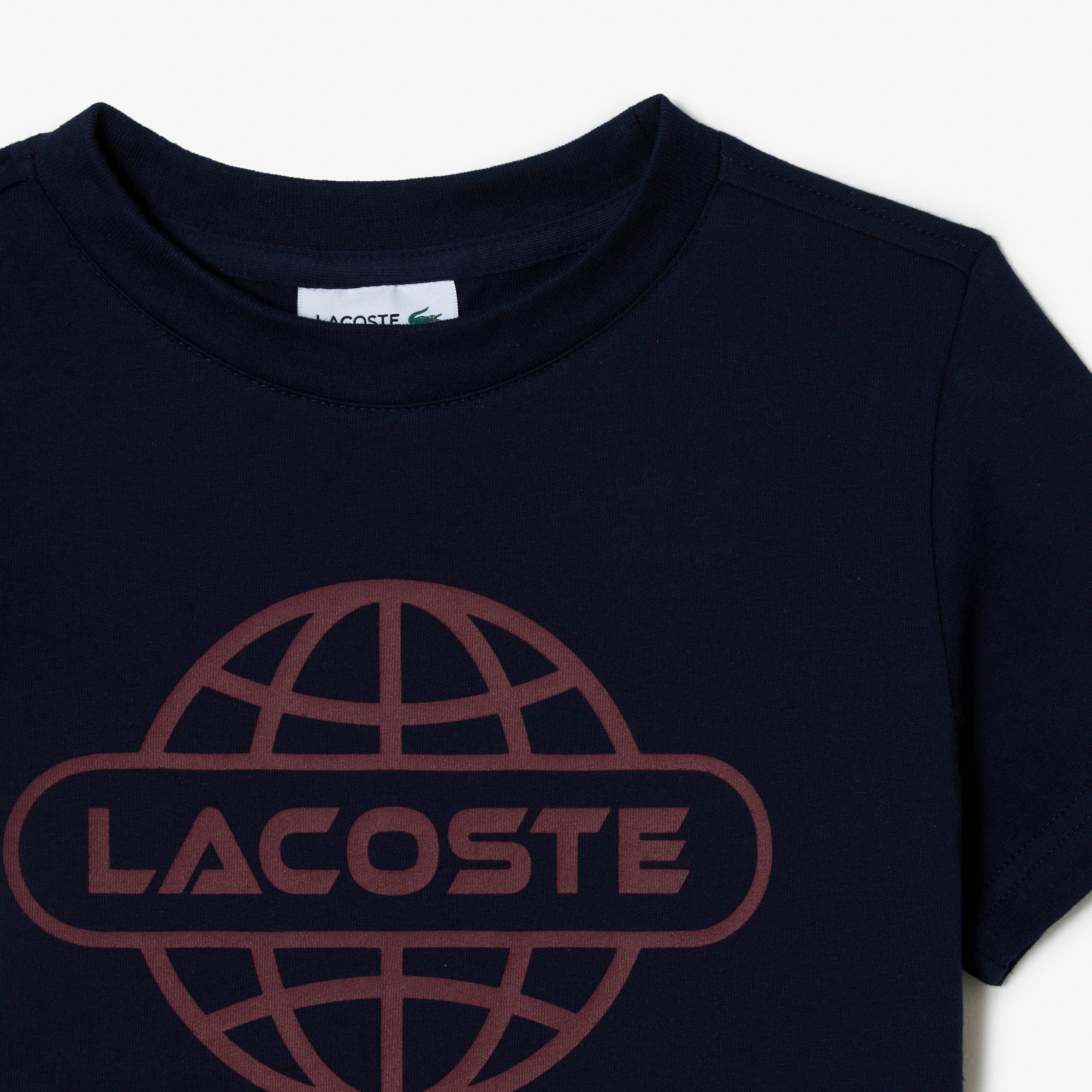 Cotton Jersey Planet Print T-shirt