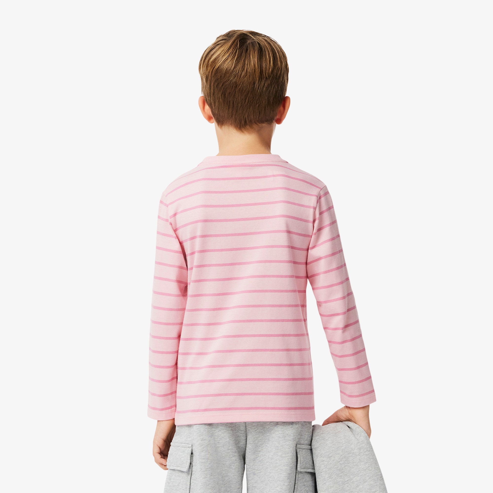 Long Sleeved Striped Heavy Cotton T-shirt