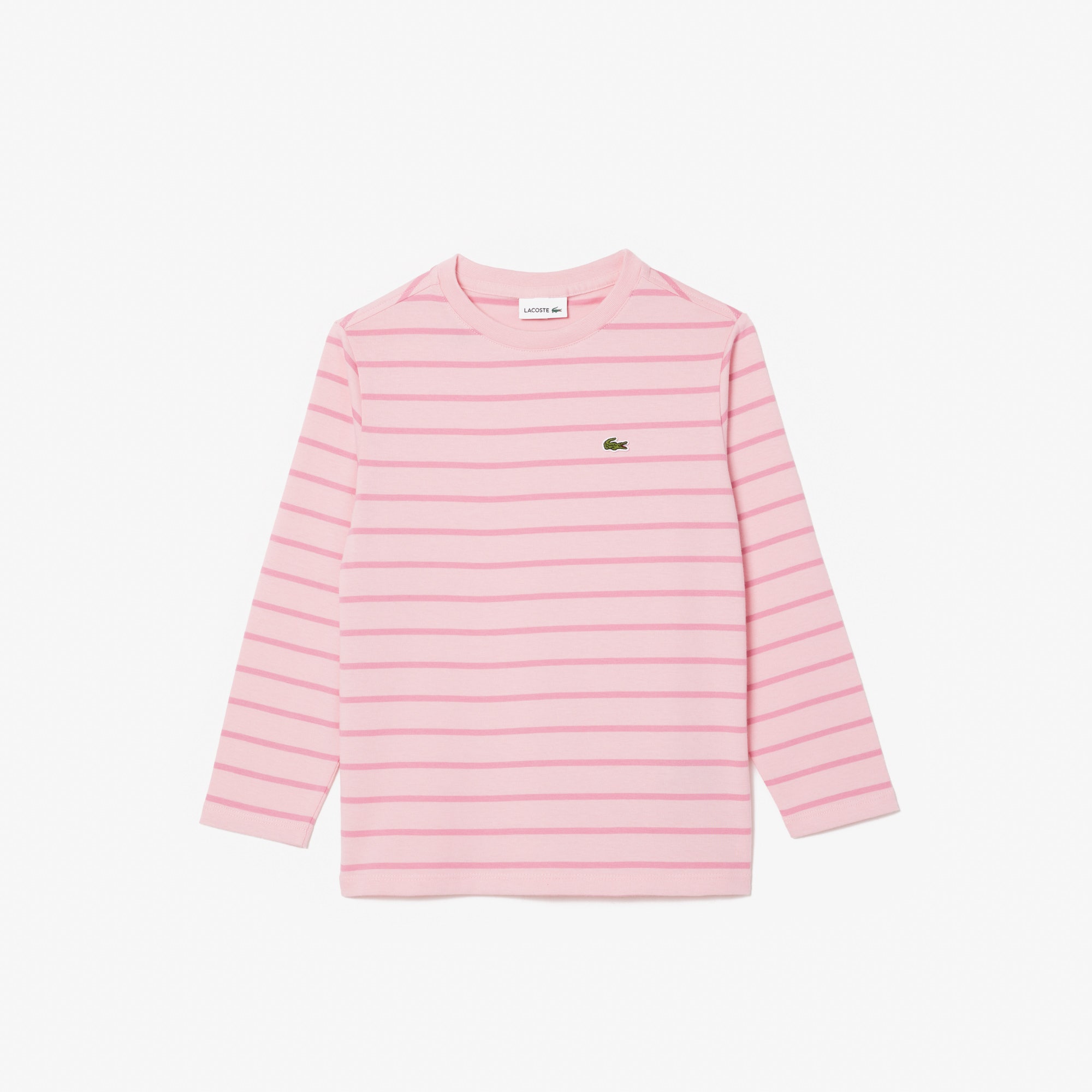 Long Sleeved Striped Heavy Cotton T-shirt